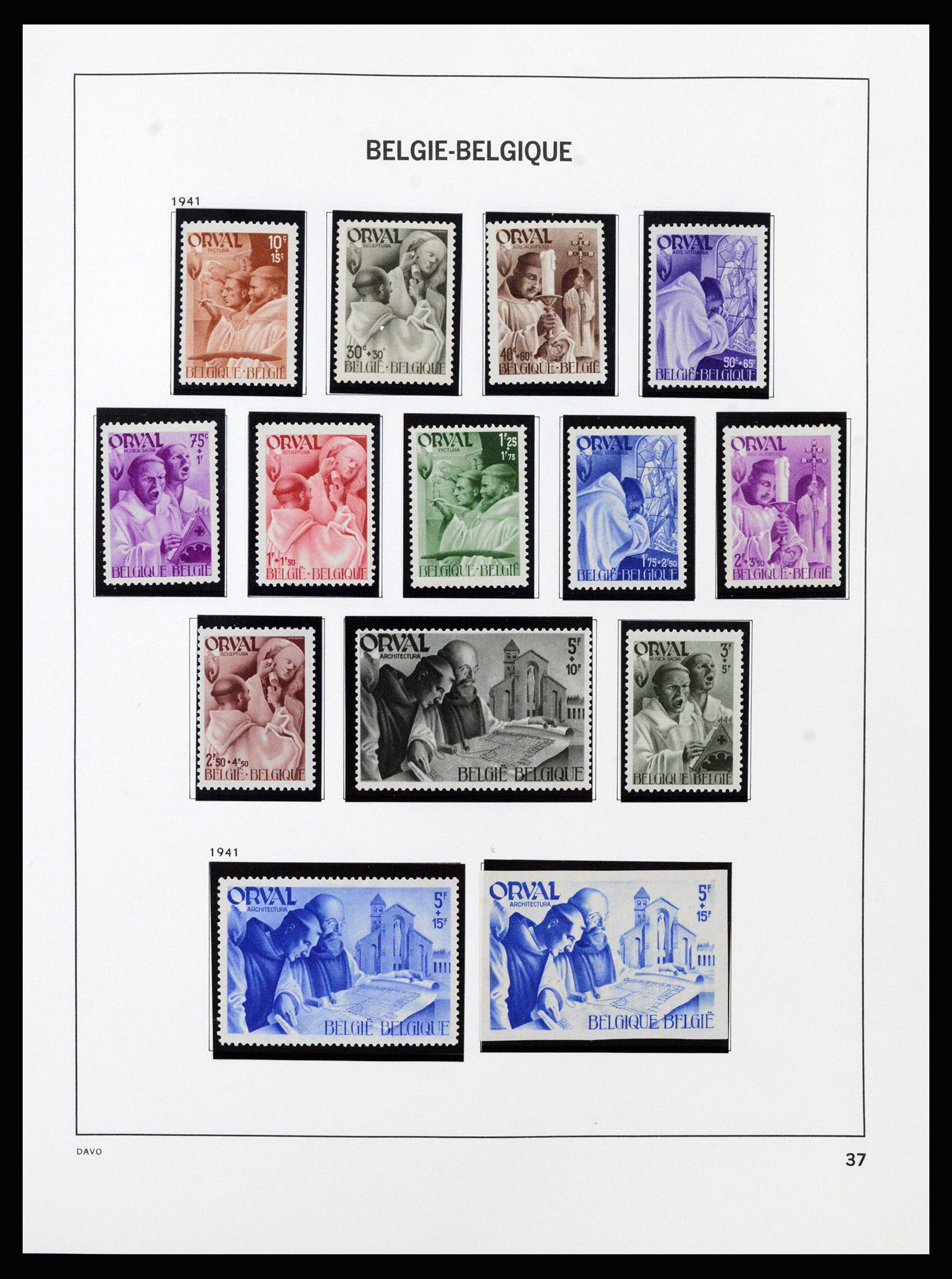 37189 038 - Stamp collection 37189 Belgium 1849-2006.