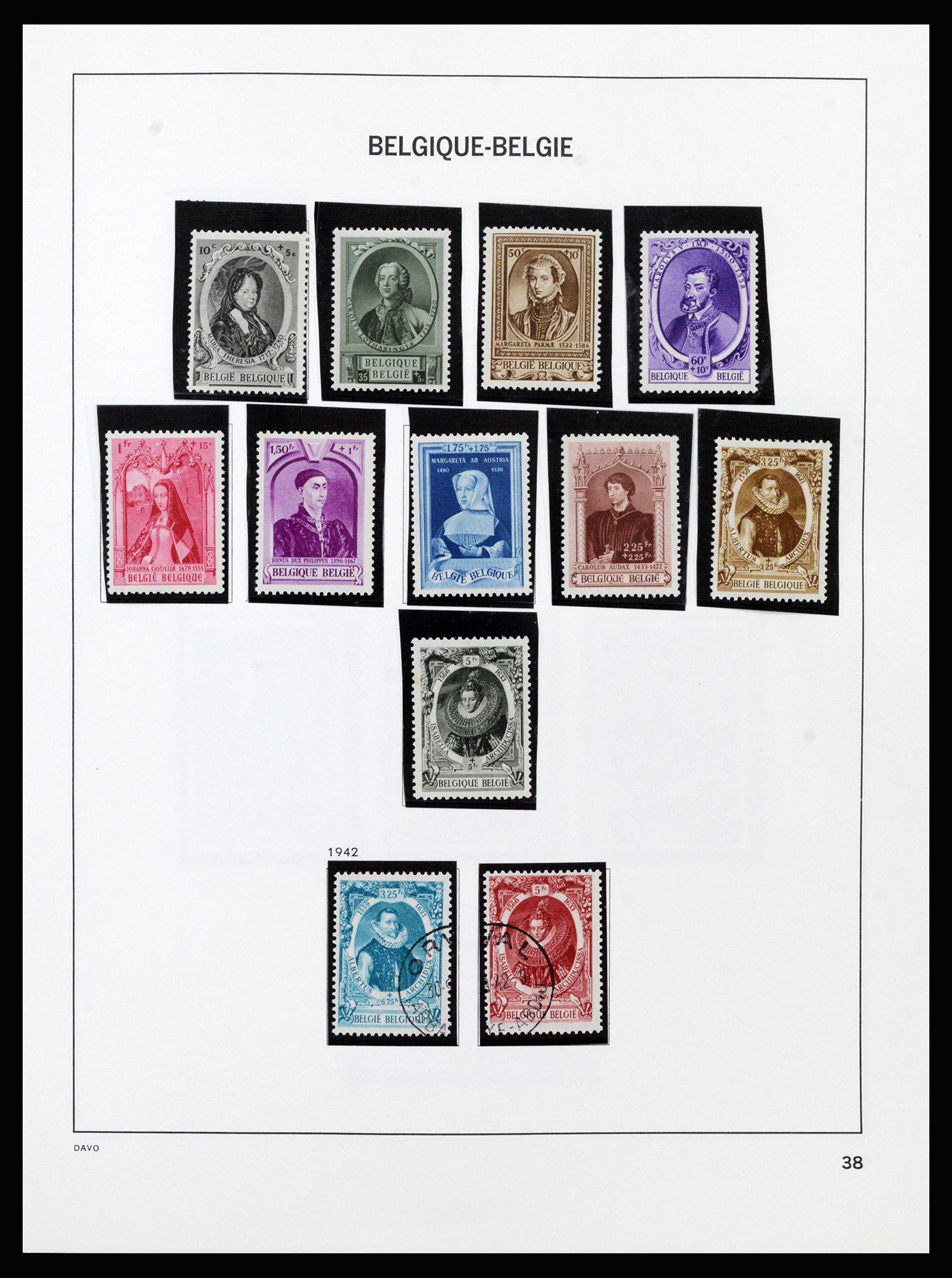 37189 039 - Stamp collection 37189 Belgium 1849-2006.