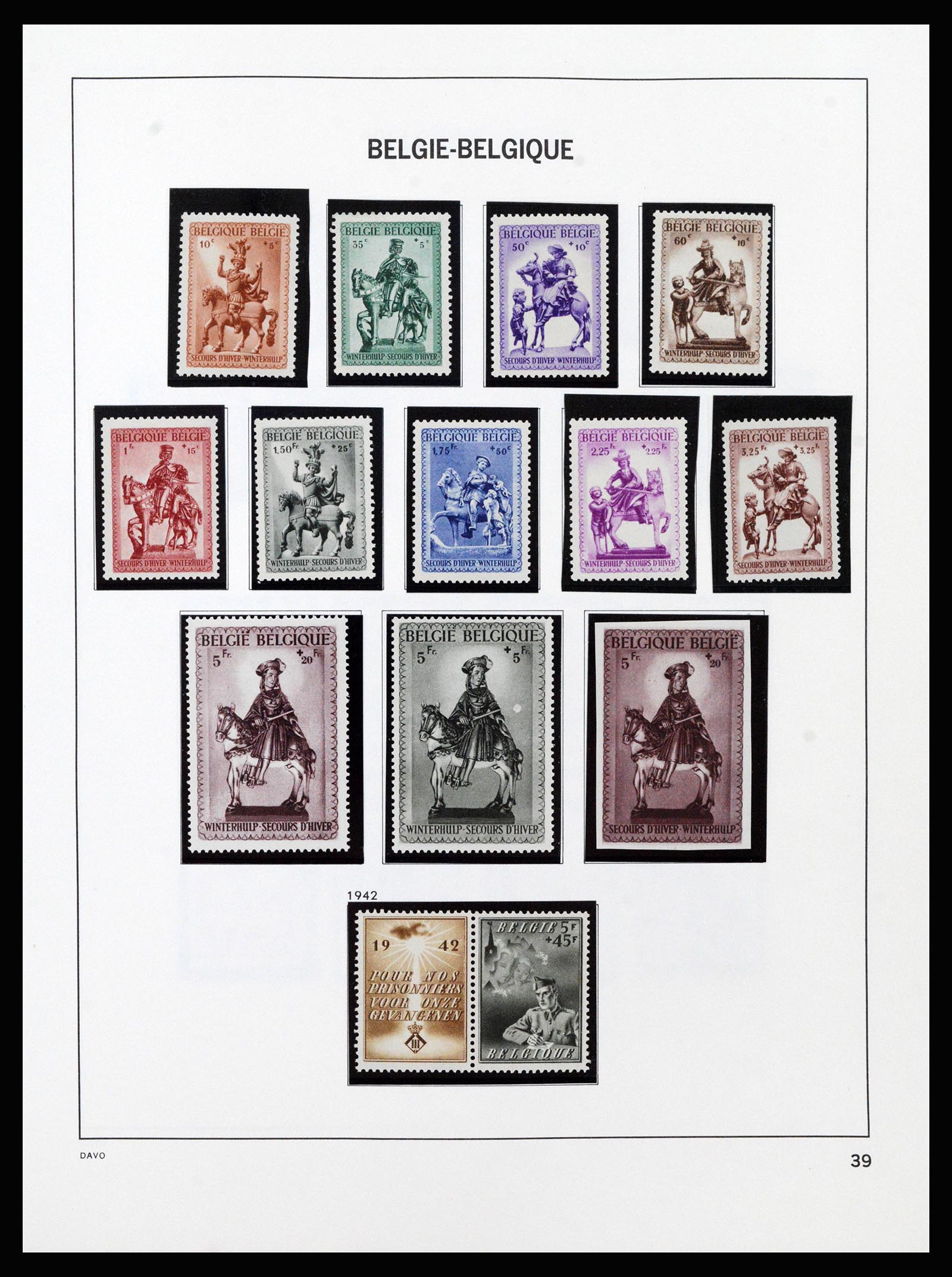 37189 040 - Stamp collection 37189 Belgium 1849-2006.