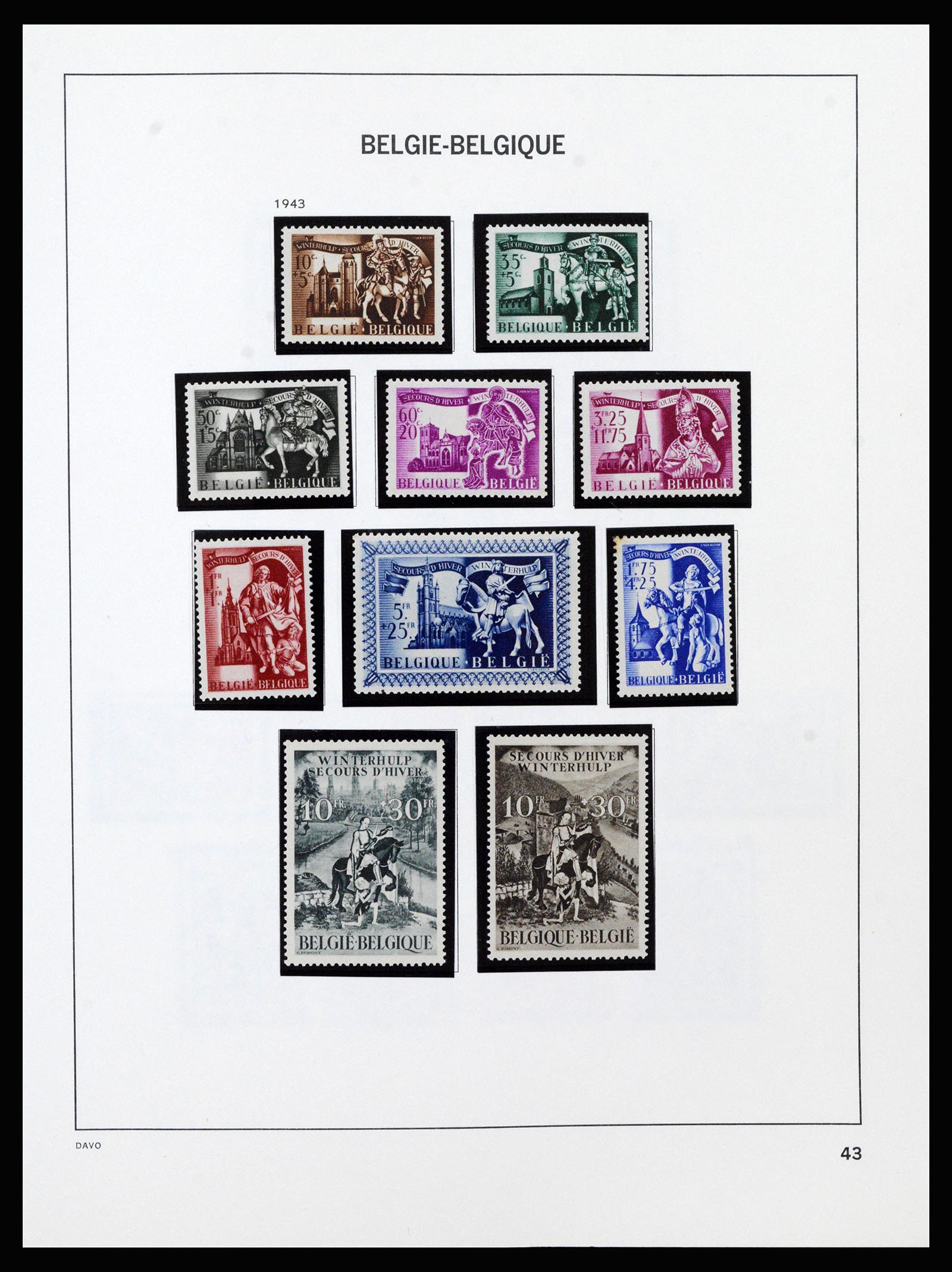 37189 045 - Stamp collection 37189 Belgium 1849-2006.