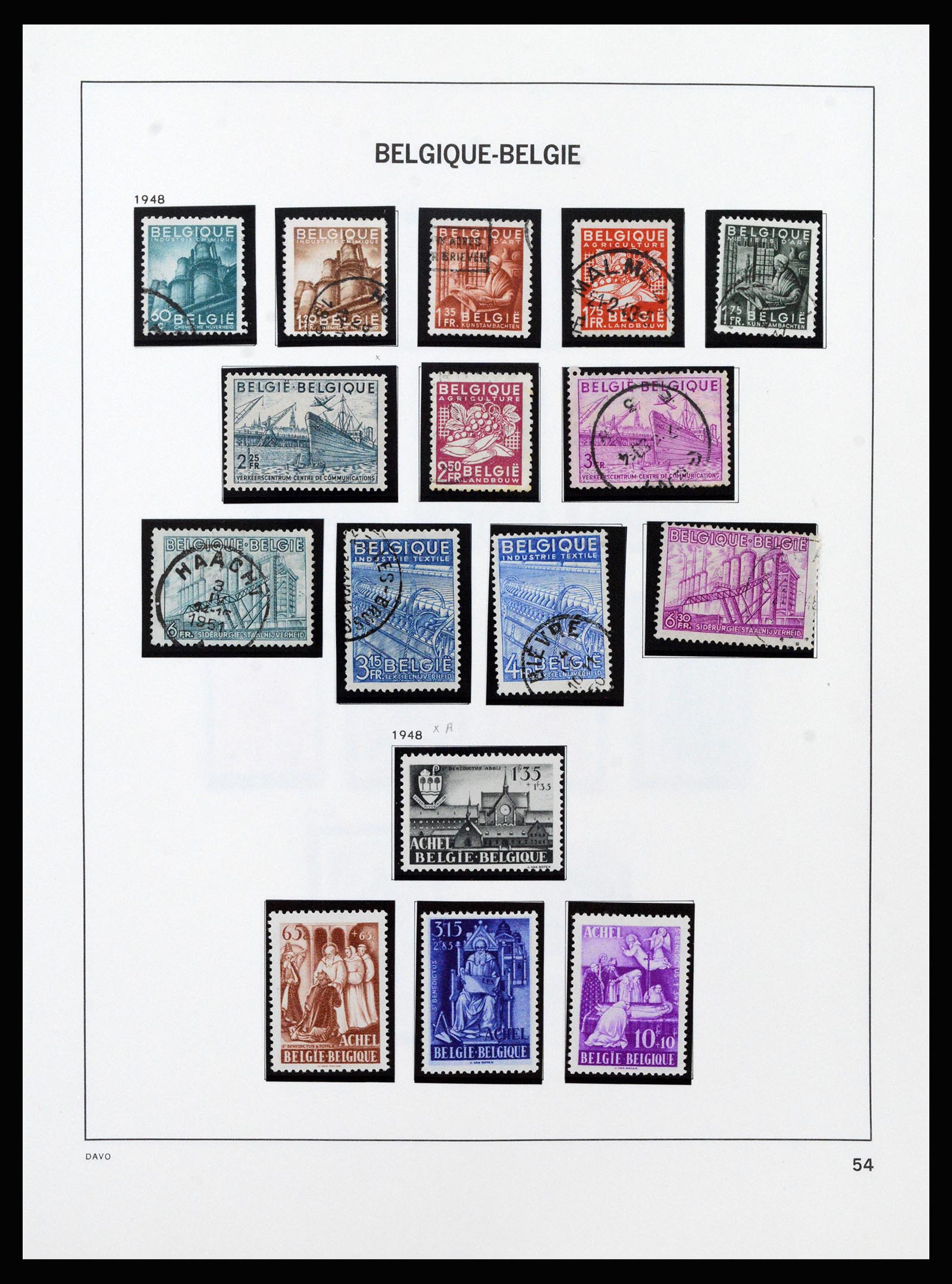 37189 056 - Stamp collection 37189 Belgium 1849-2006.