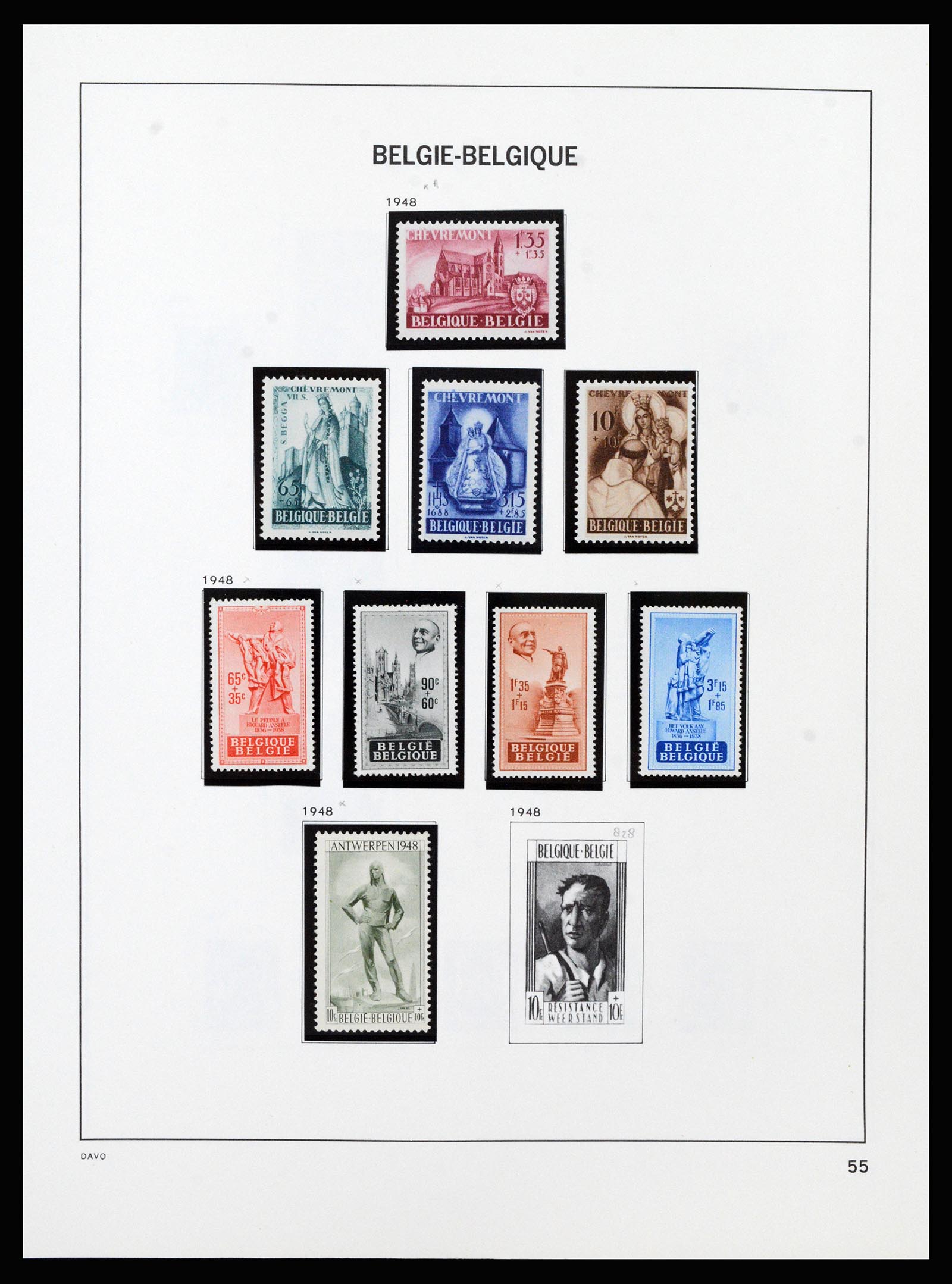 37189 057 - Stamp collection 37189 Belgium 1849-2006.