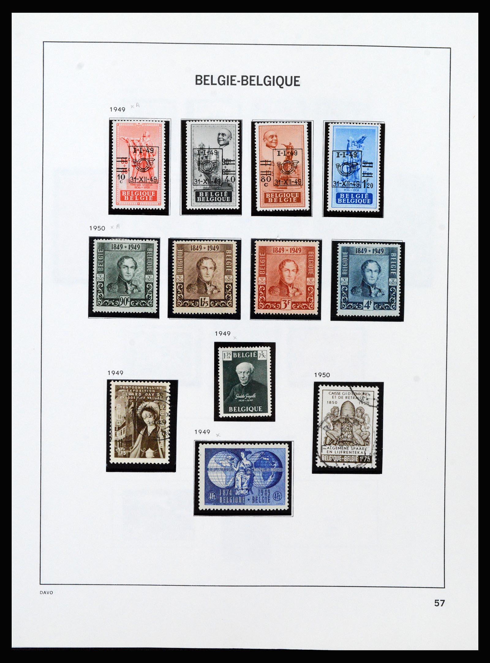37189 059 - Stamp collection 37189 Belgium 1849-2006.
