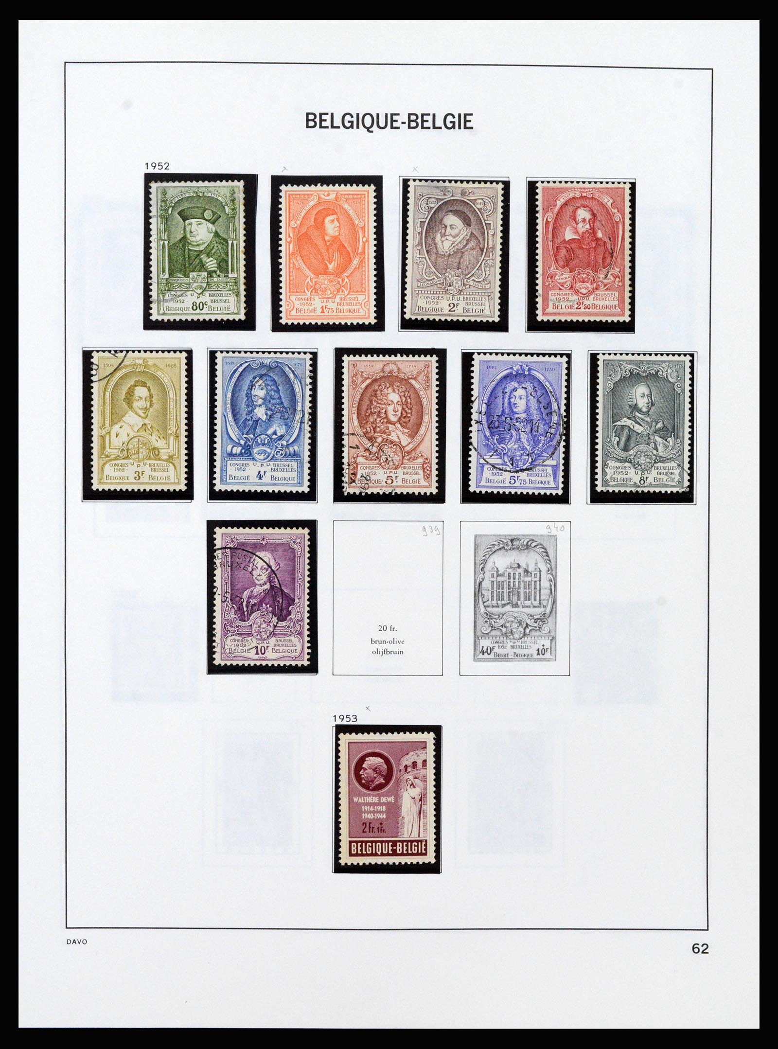 37189 064 - Stamp collection 37189 Belgium 1849-2006.
