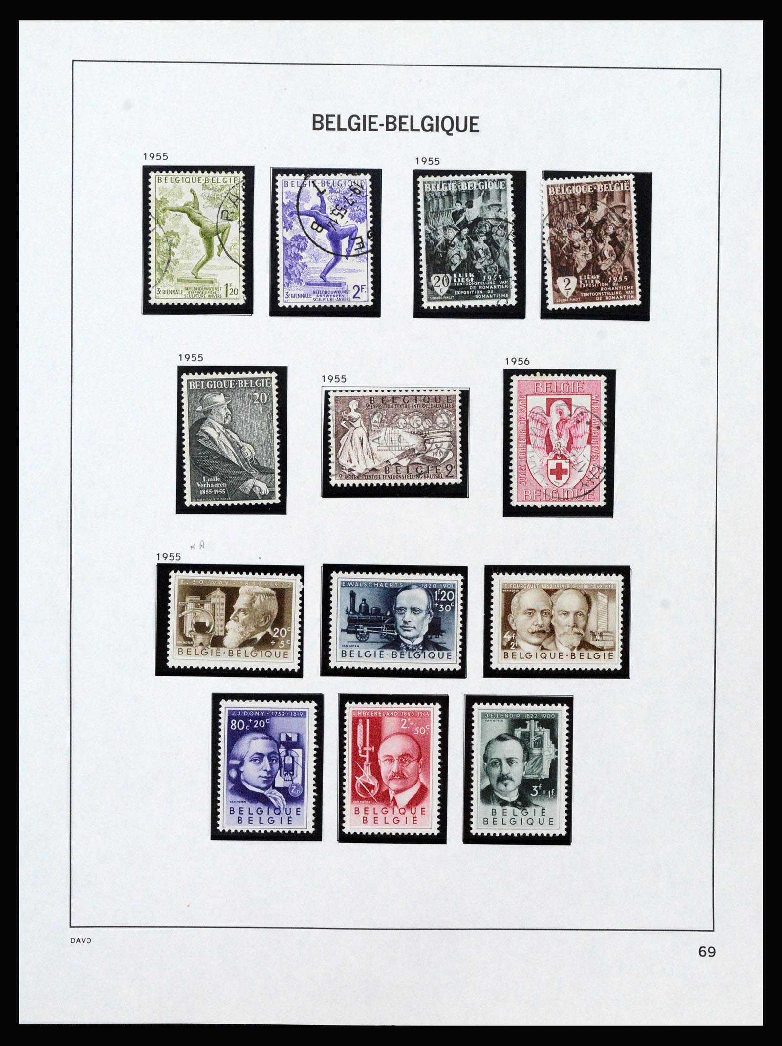 37189 071 - Stamp collection 37189 Belgium 1849-2006.