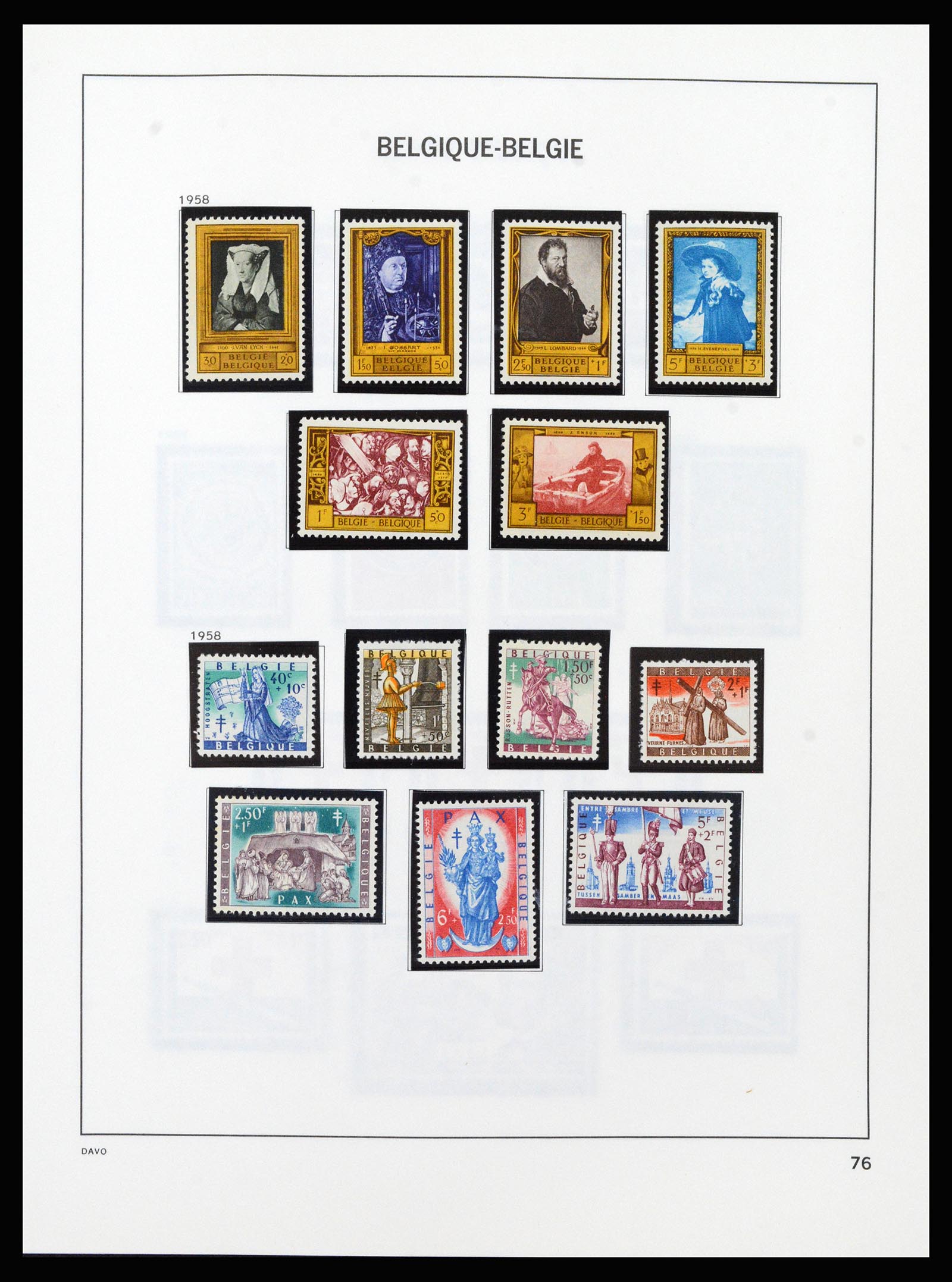 37189 078 - Stamp collection 37189 Belgium 1849-2006.