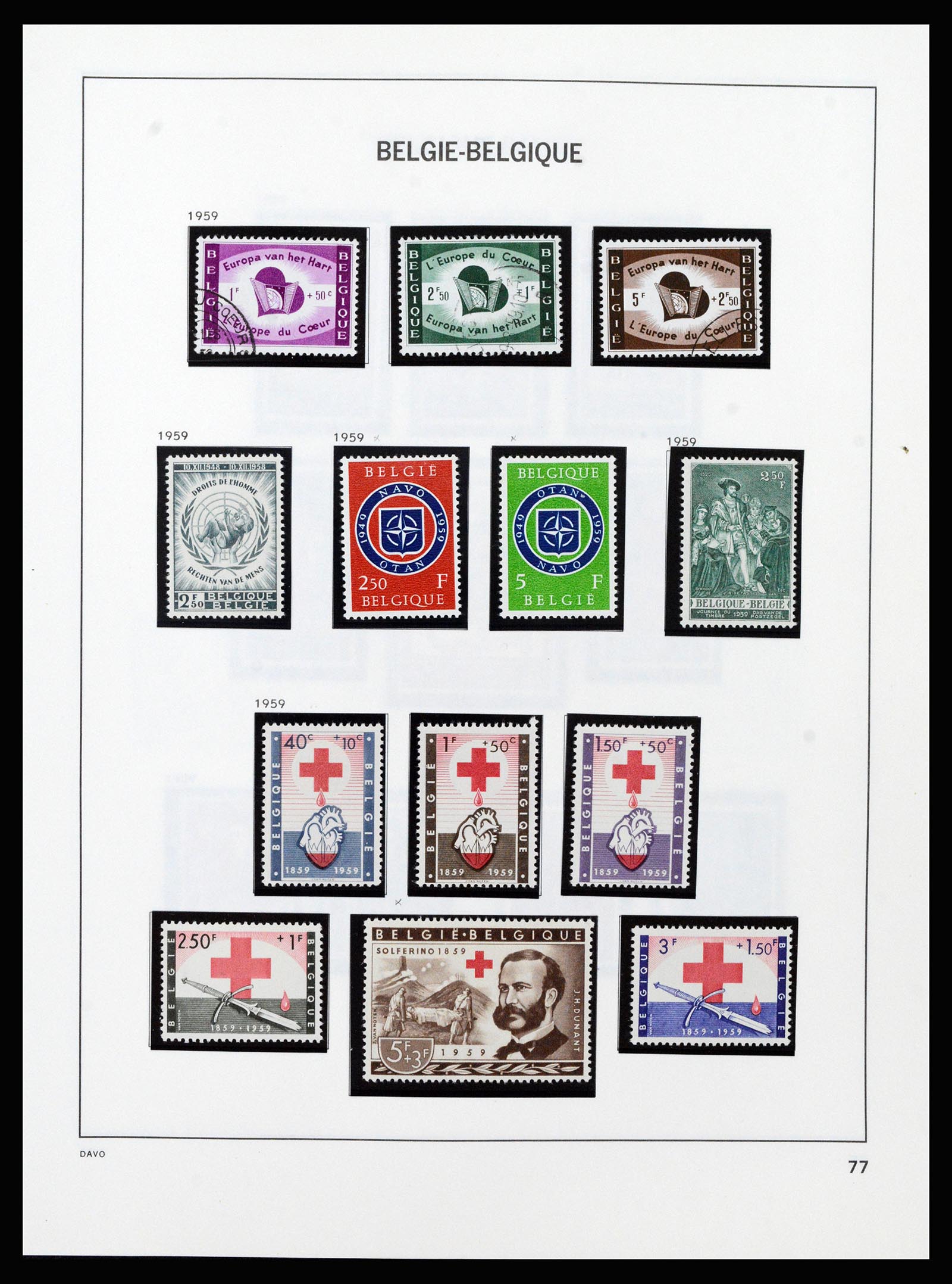 37189 079 - Stamp collection 37189 Belgium 1849-2006.