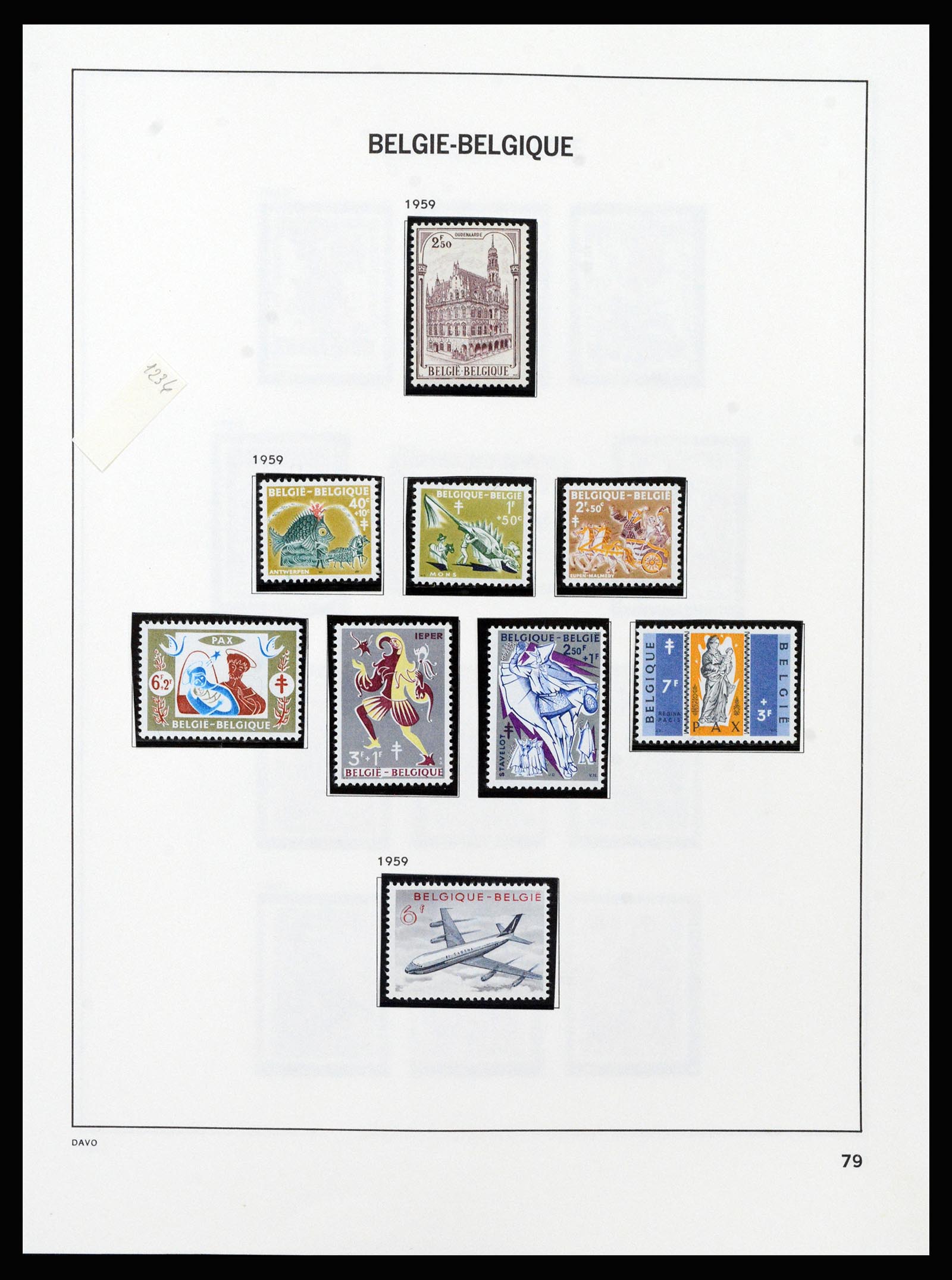 37189 081 - Stamp collection 37189 Belgium 1849-2006.