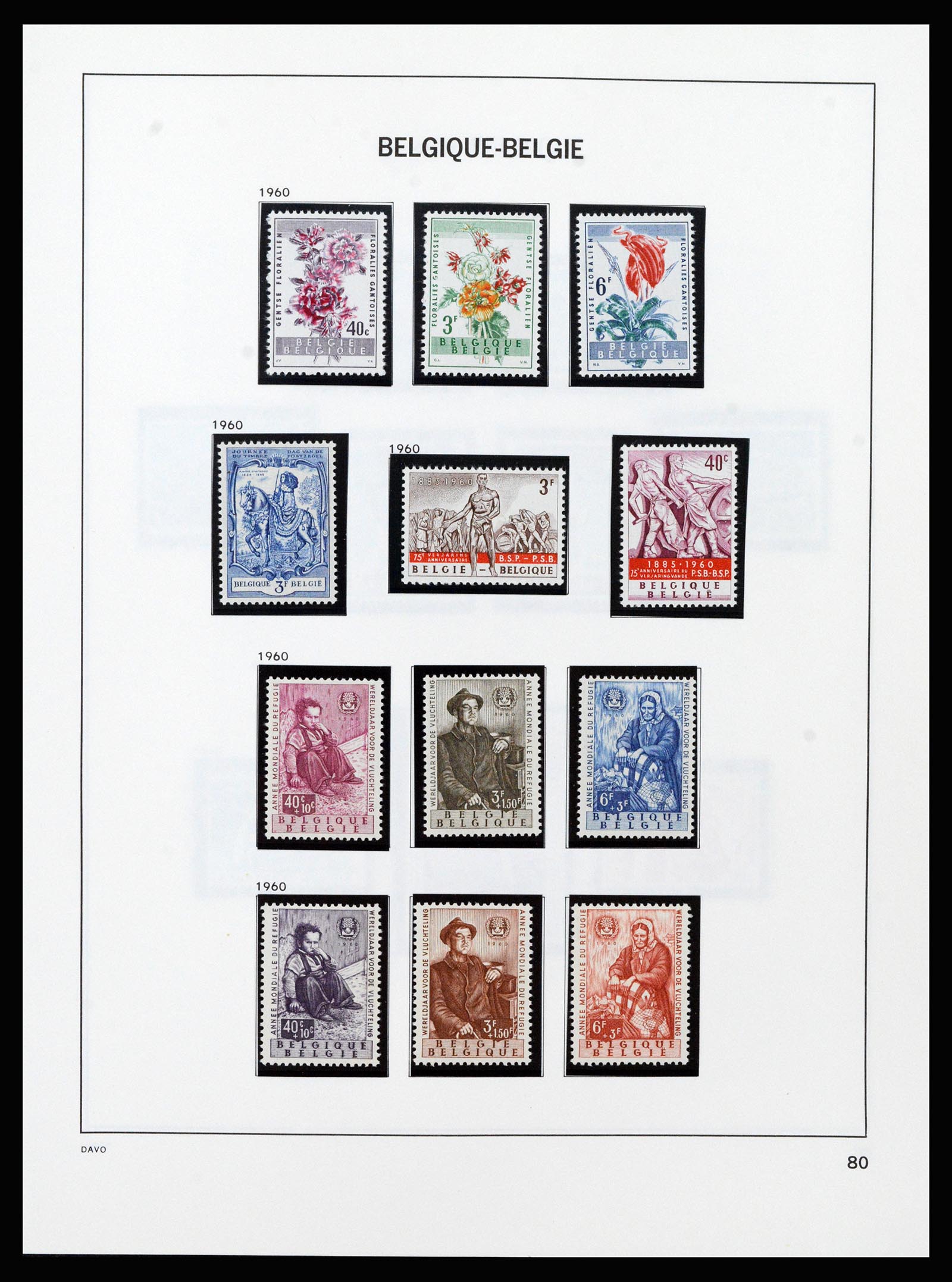 37189 082 - Stamp collection 37189 Belgium 1849-2006.