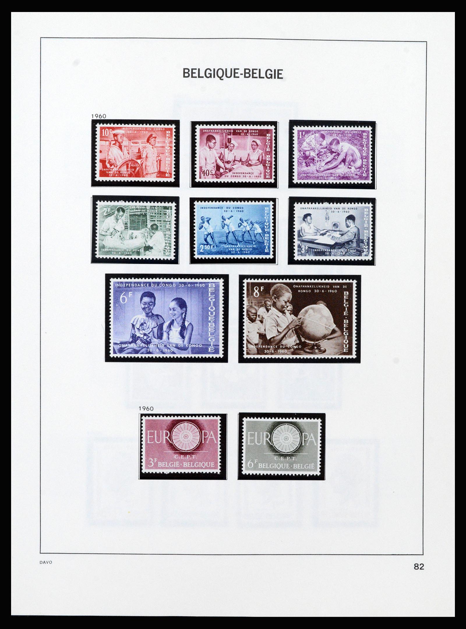 37189 084 - Stamp collection 37189 Belgium 1849-2006.