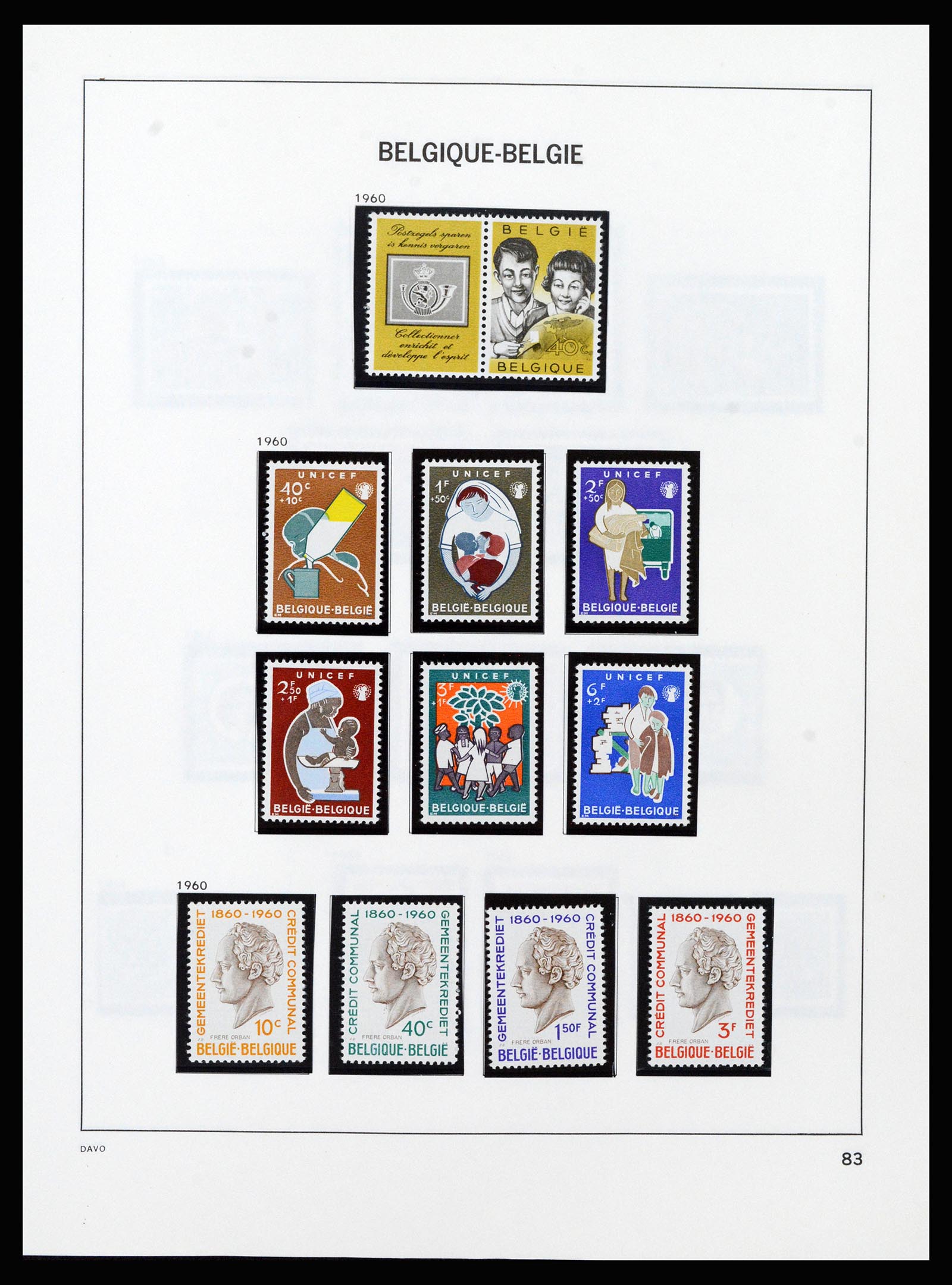 37189 085 - Stamp collection 37189 Belgium 1849-2006.