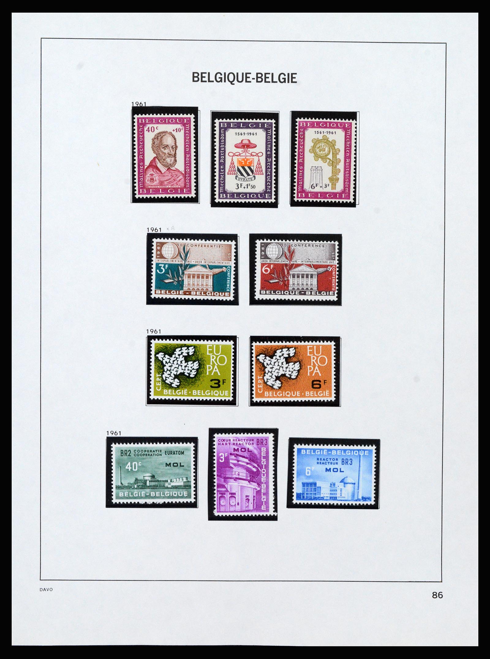 37189 088 - Stamp collection 37189 Belgium 1849-2006.