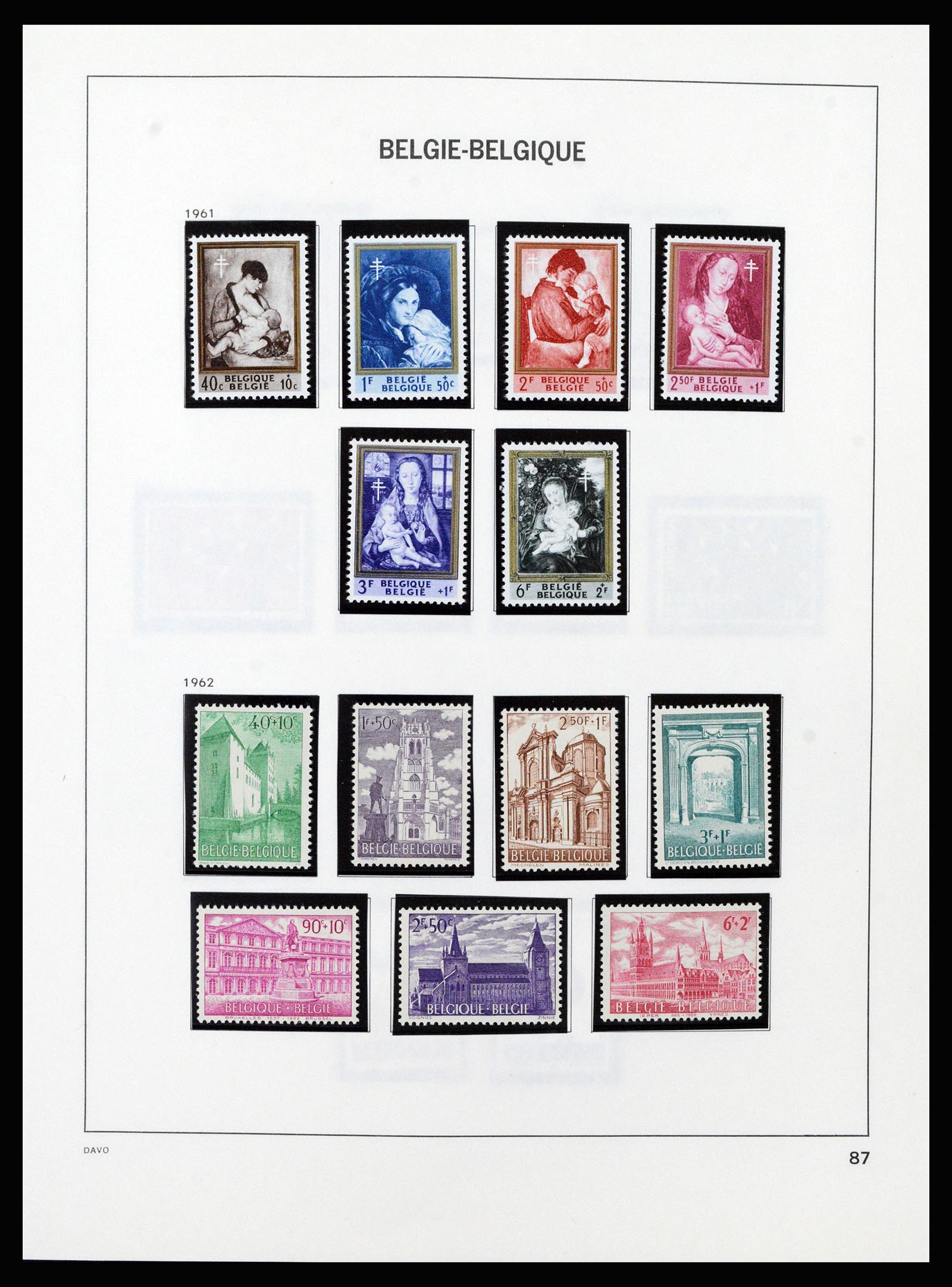 37189 089 - Stamp collection 37189 Belgium 1849-2006.