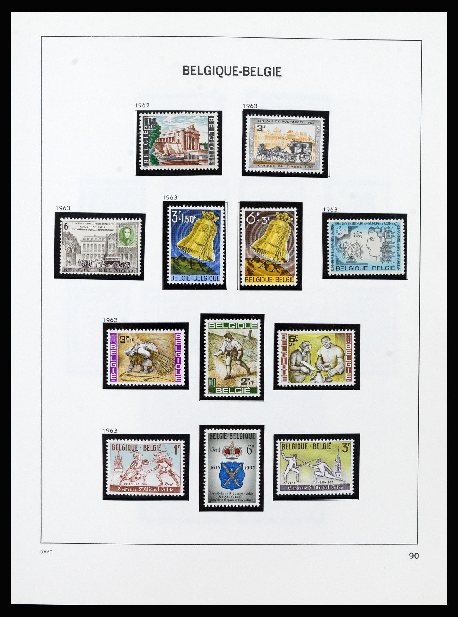 37189 092 - Stamp collection 37189 Belgium 1849-2006.