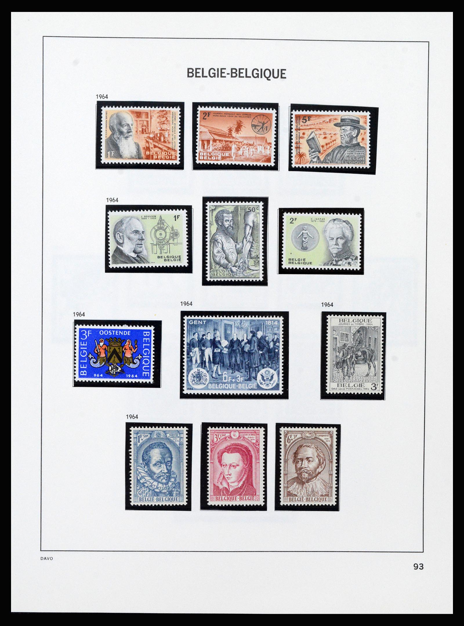 37189 095 - Stamp collection 37189 Belgium 1849-2006.