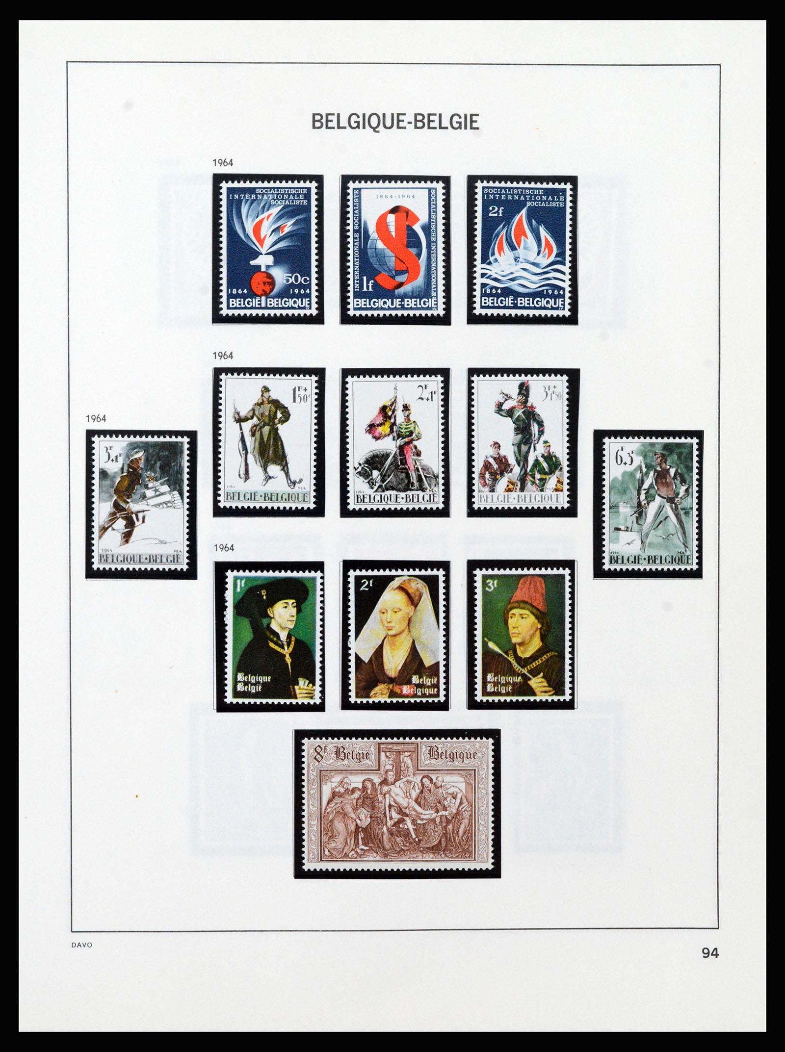 37189 096 - Stamp collection 37189 Belgium 1849-2006.