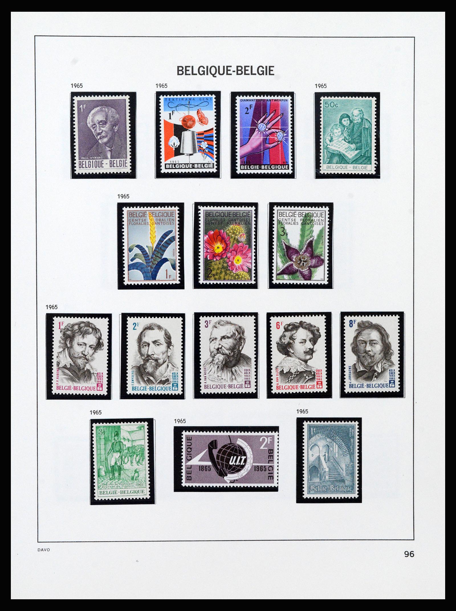 37189 098 - Stamp collection 37189 Belgium 1849-2006.