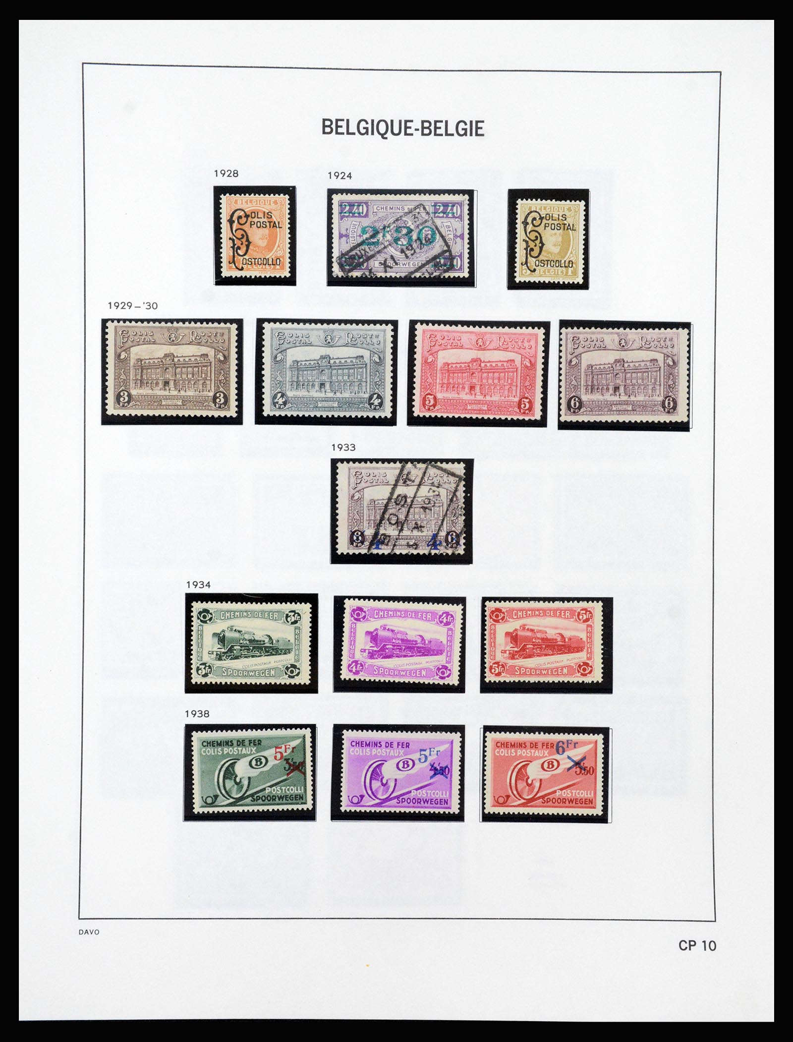 37189 441 - Stamp collection 37189 Belgium 1849-2006.
