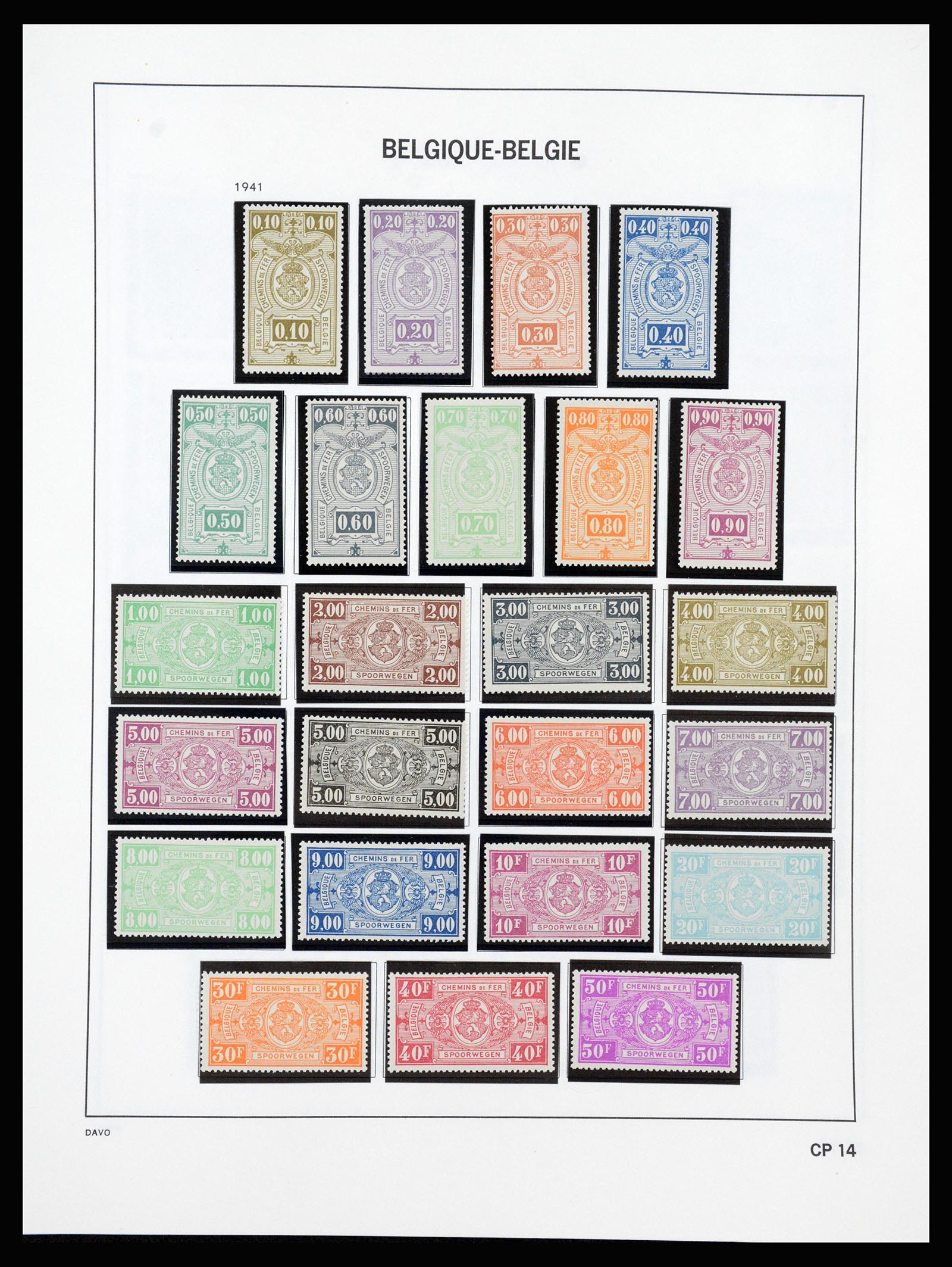 37189 445 - Stamp collection 37189 Belgium 1849-2006.