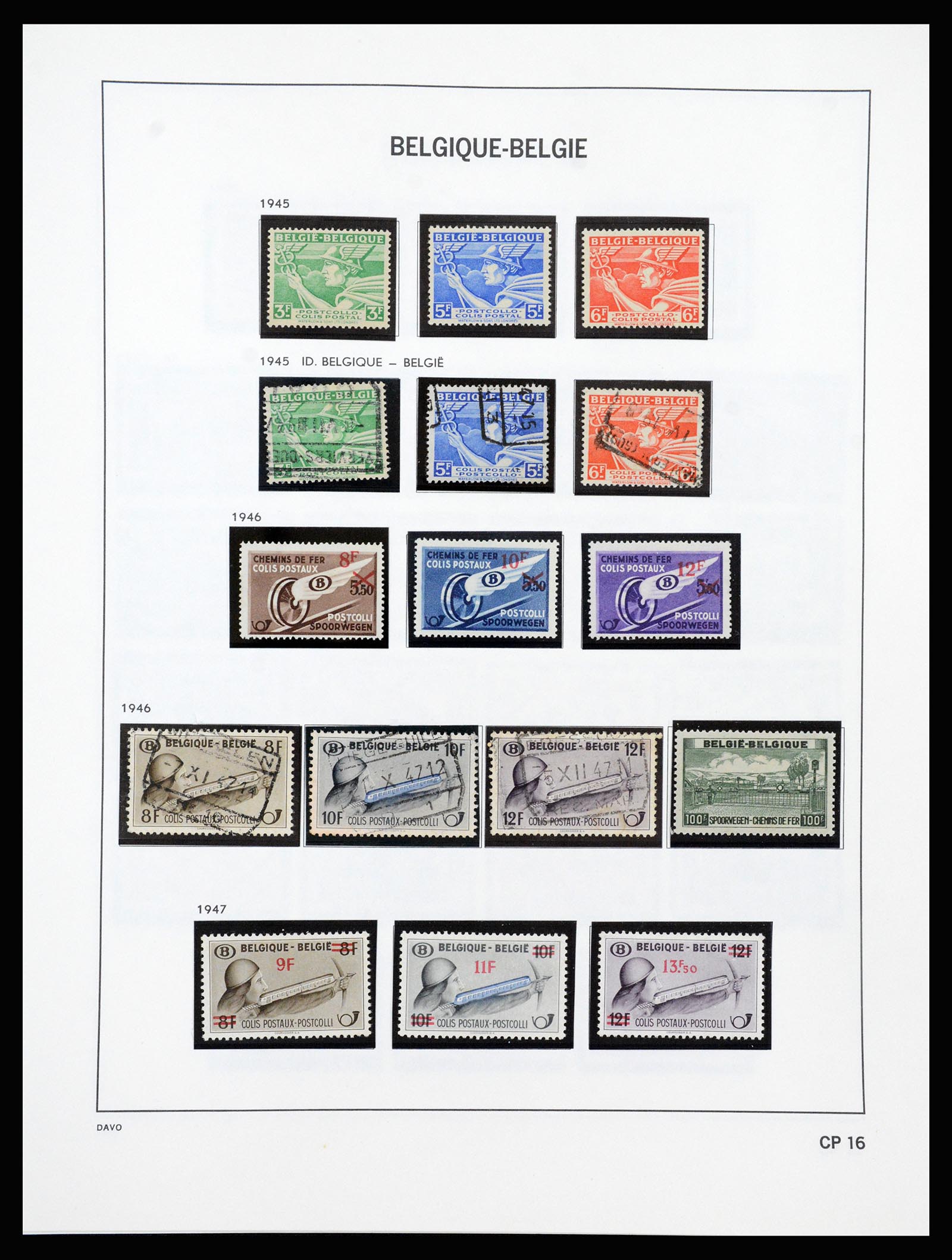 37189 447 - Stamp collection 37189 Belgium 1849-2006.