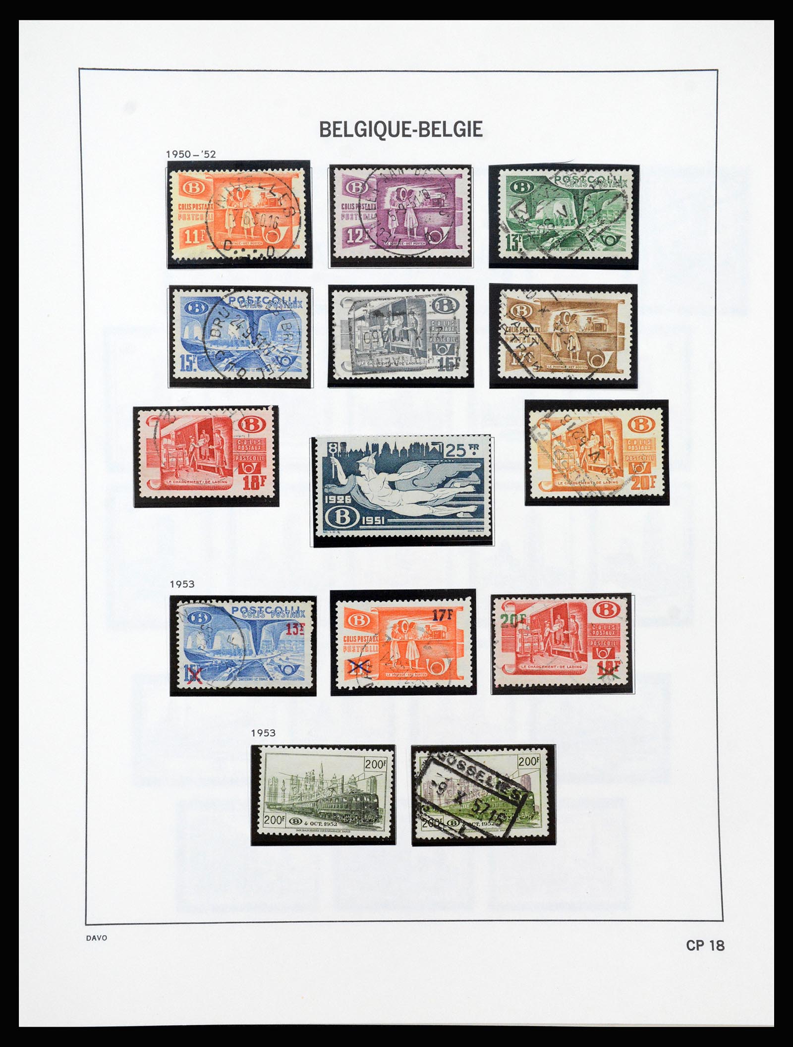 37189 449 - Stamp collection 37189 Belgium 1849-2006.