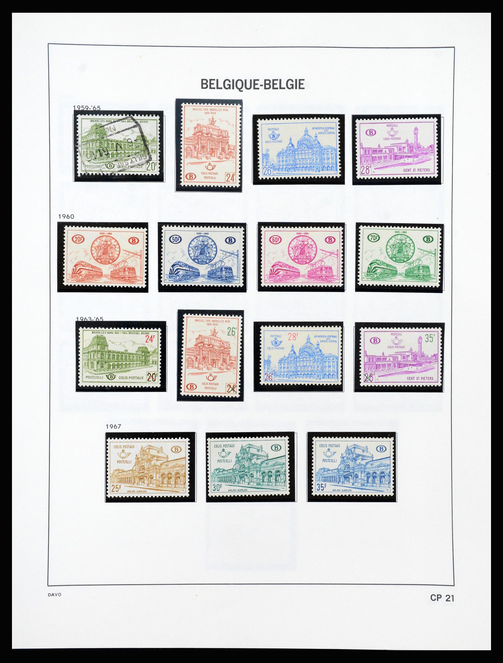 37189 452 - Stamp collection 37189 Belgium 1849-2006.