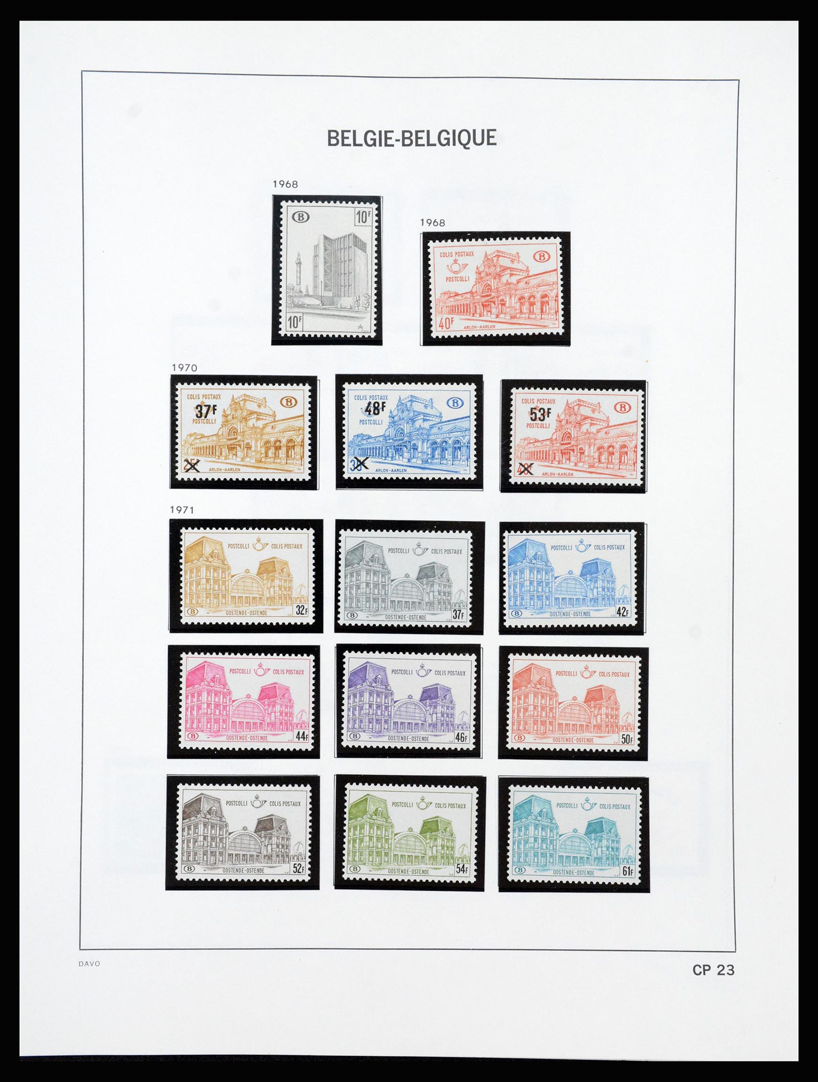 37189 454 - Stamp collection 37189 Belgium 1849-2006.