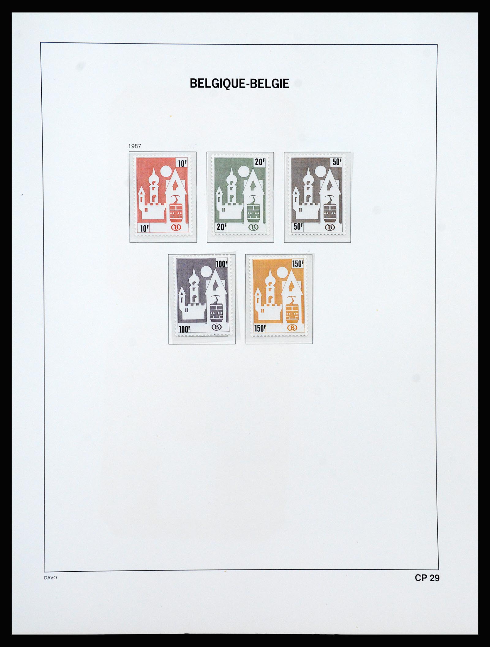 37189 461 - Stamp collection 37189 Belgium 1849-2006.