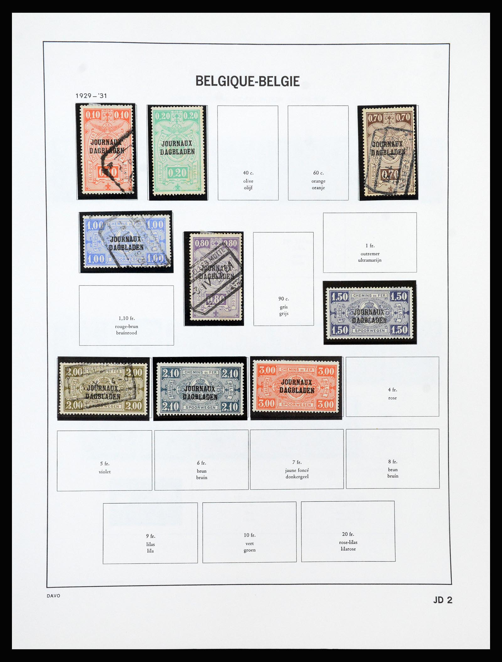 37189 464 - Stamp collection 37189 Belgium 1849-2006.