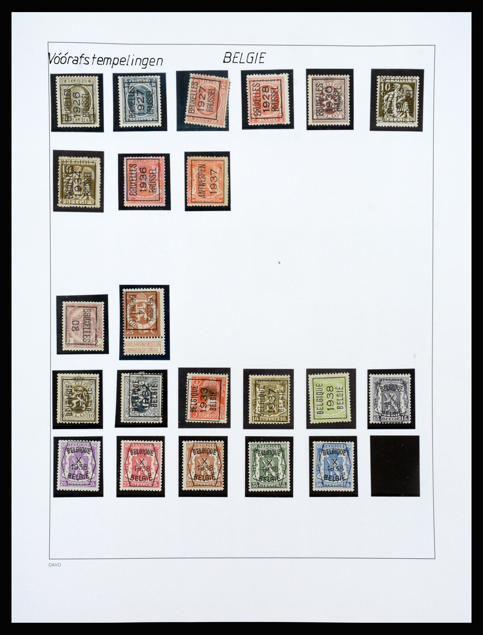 37189 470 - Stamp collection 37189 Belgium 1849-2006.