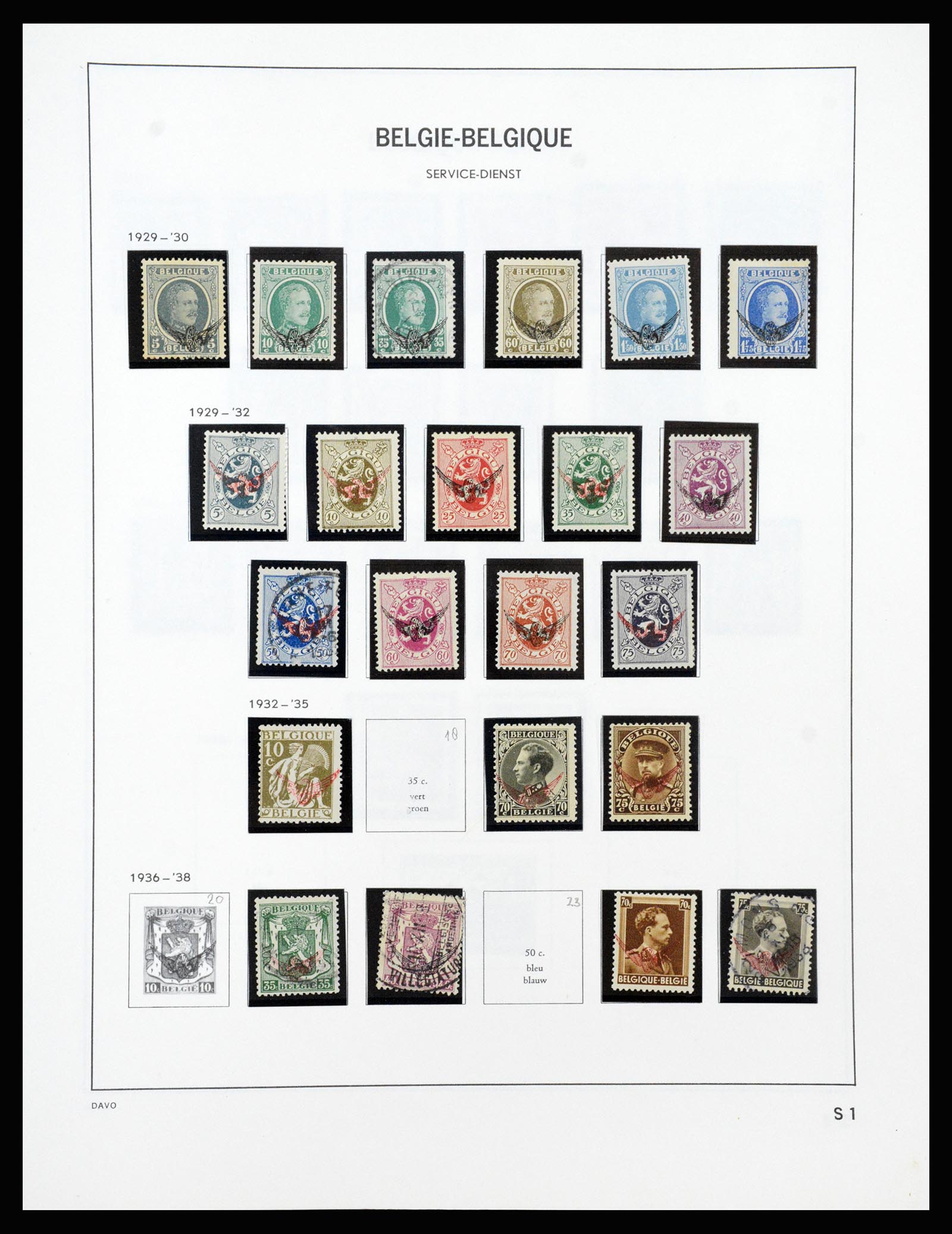 37189 477 - Stamp collection 37189 Belgium 1849-2006.