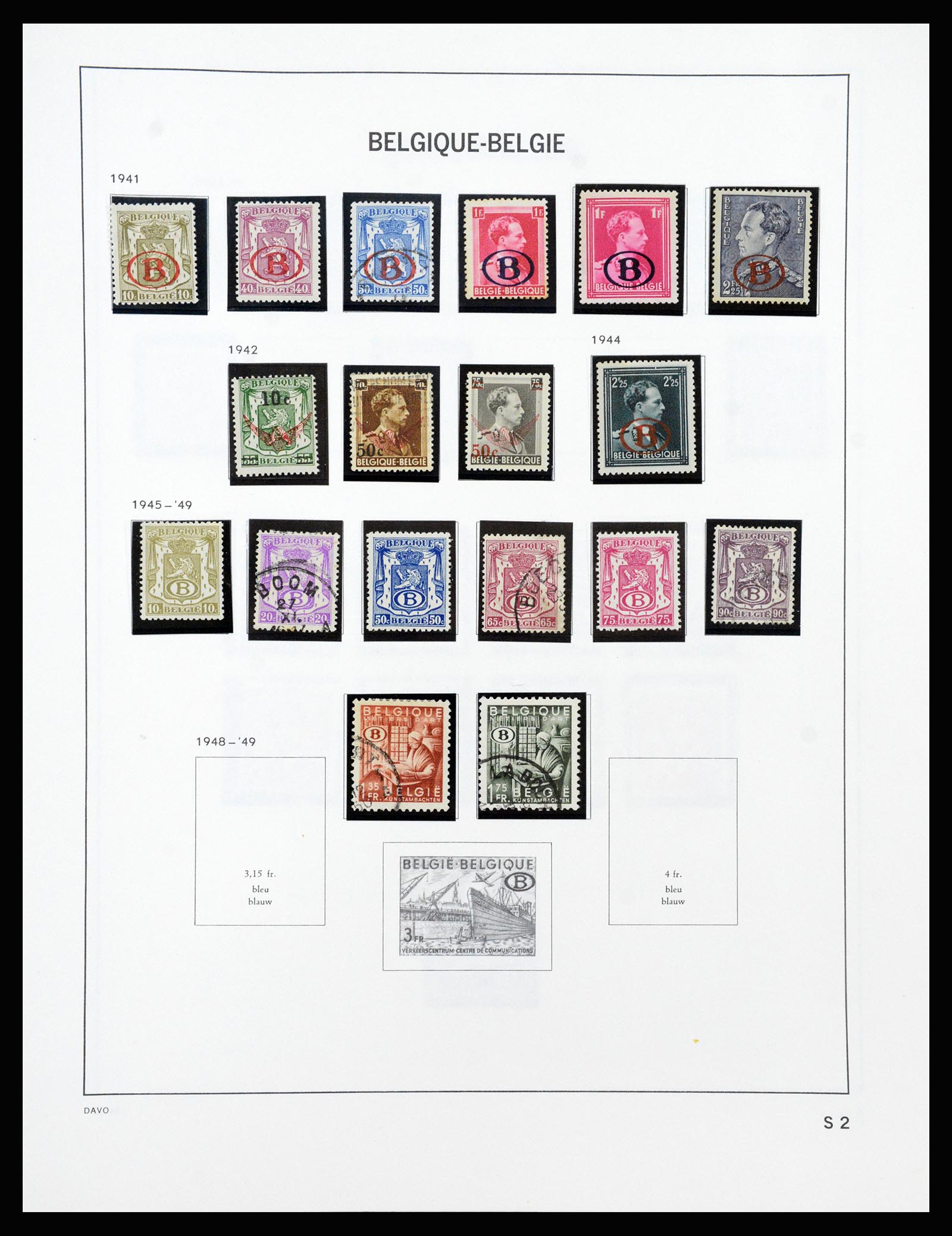 37189 478 - Stamp collection 37189 Belgium 1849-2006.