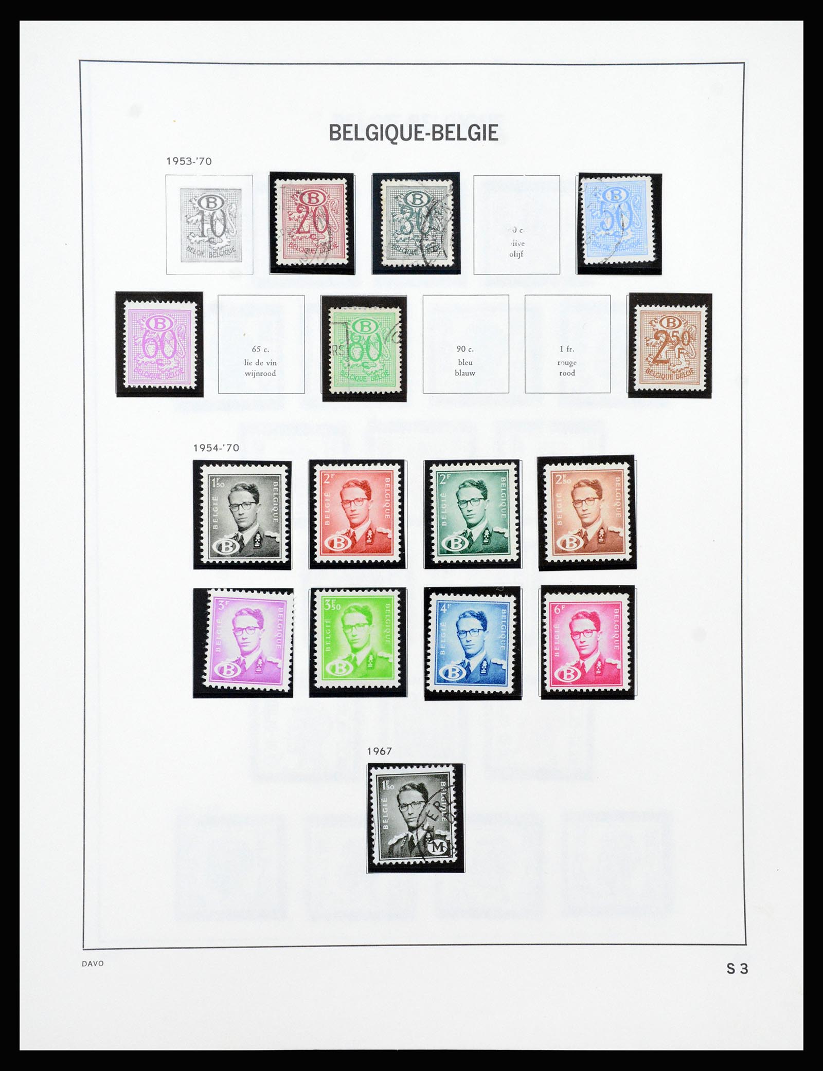 37189 479 - Stamp collection 37189 Belgium 1849-2006.