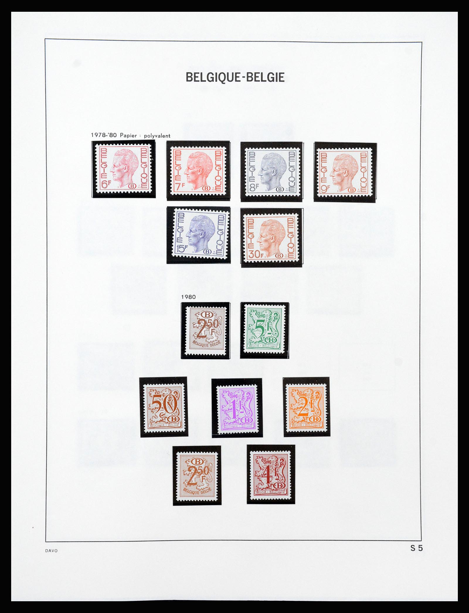 37189 481 - Stamp collection 37189 Belgium 1849-2006.