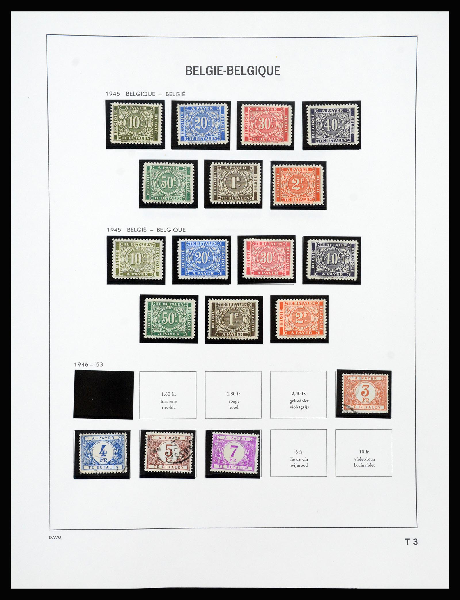 37189 484 - Stamp collection 37189 Belgium 1849-2006.