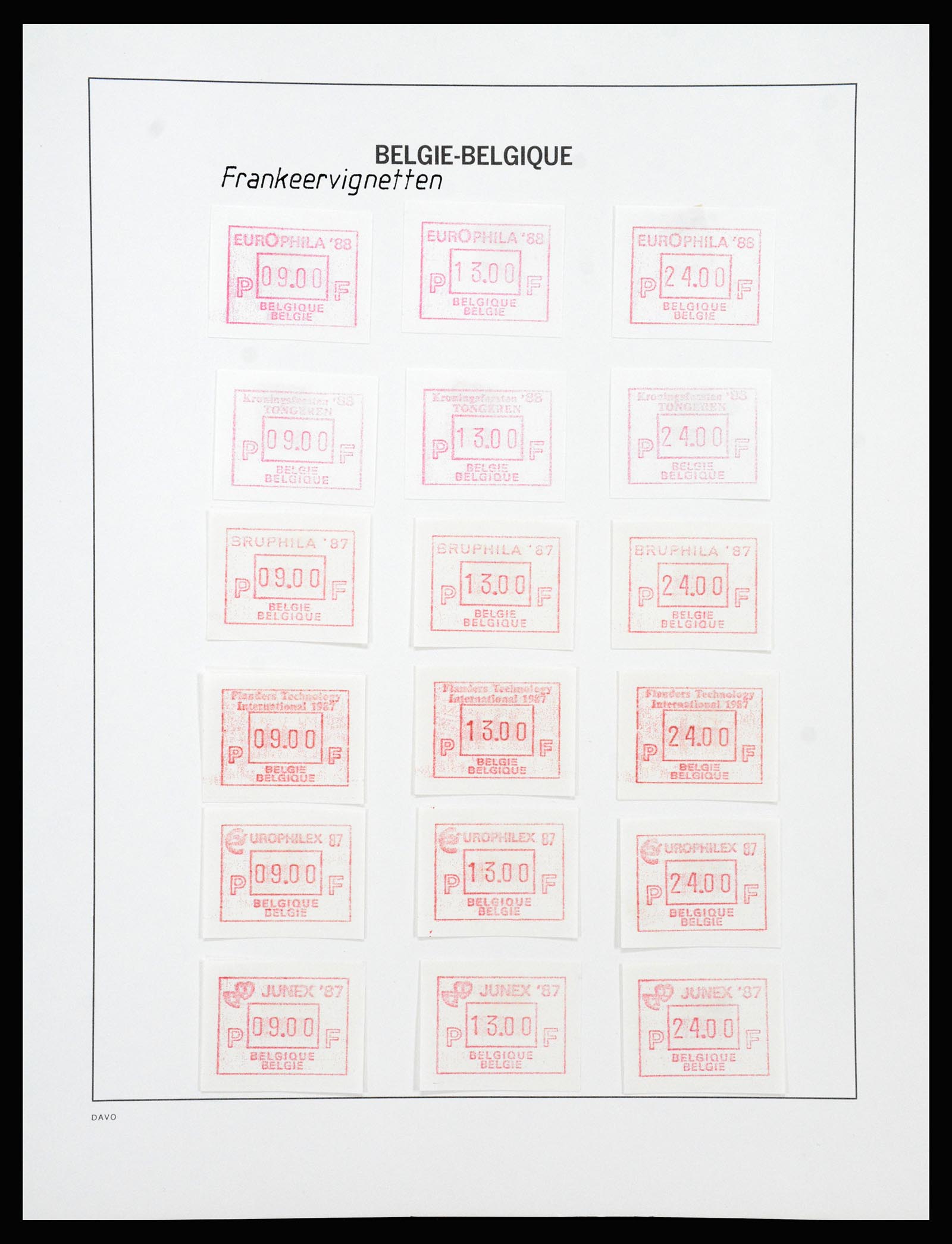 37189 490 - Stamp collection 37189 Belgium 1849-2006.