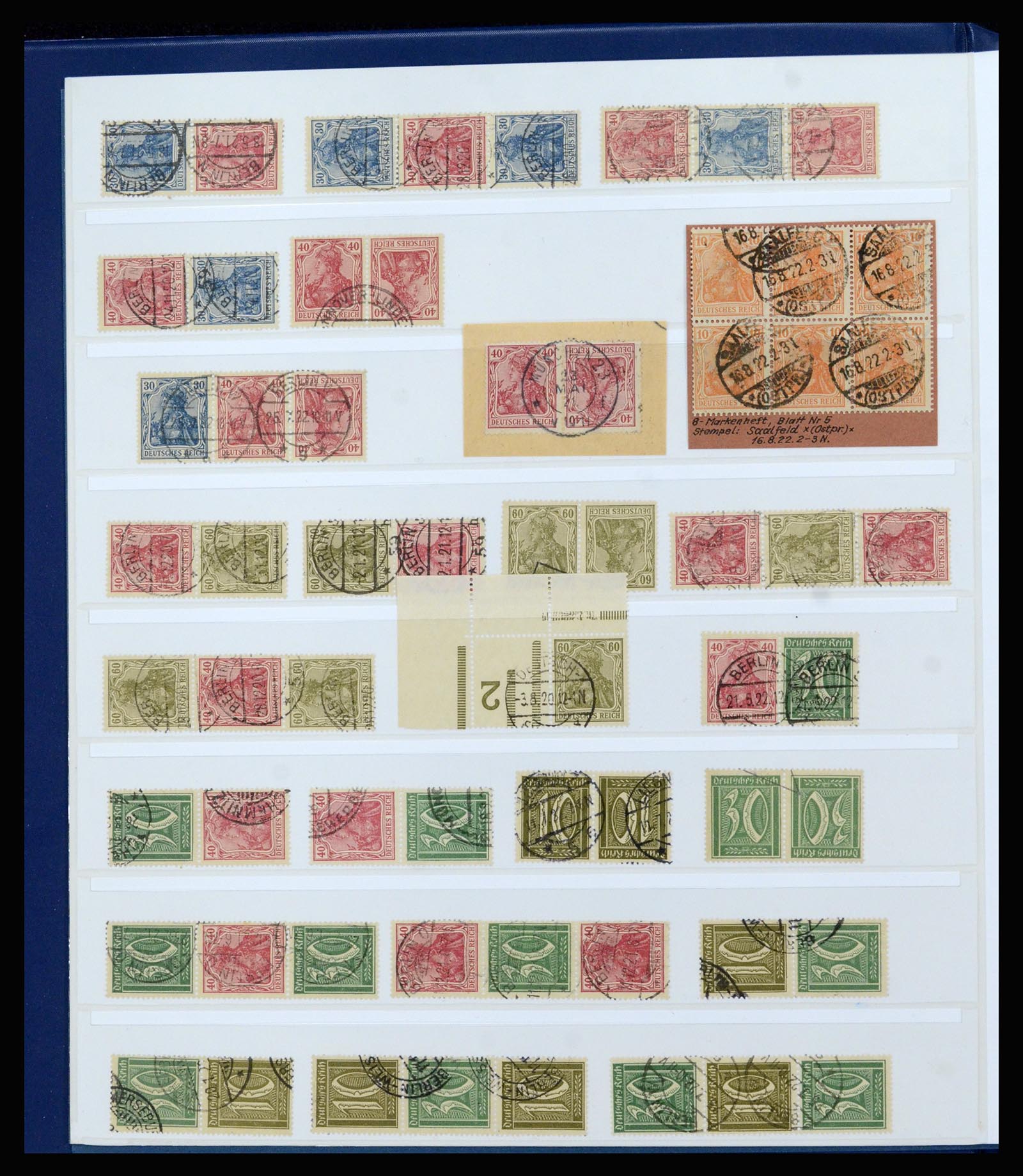 37190 002 - Postzegelverzameling 37190 Duitsland combinaties 1912-1991.