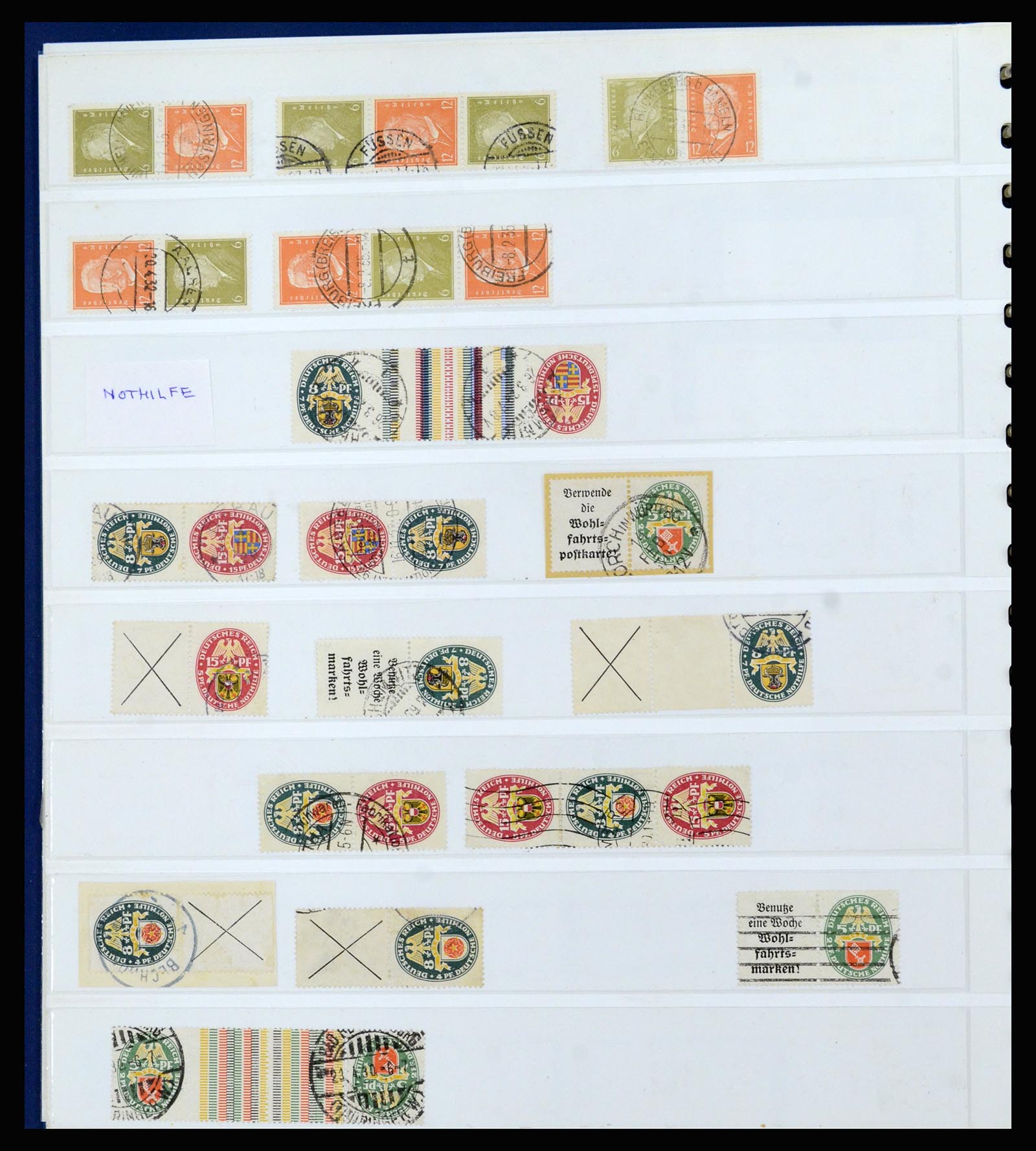 37190 004 - Postzegelverzameling 37190 Duitsland combinaties 1912-1991.