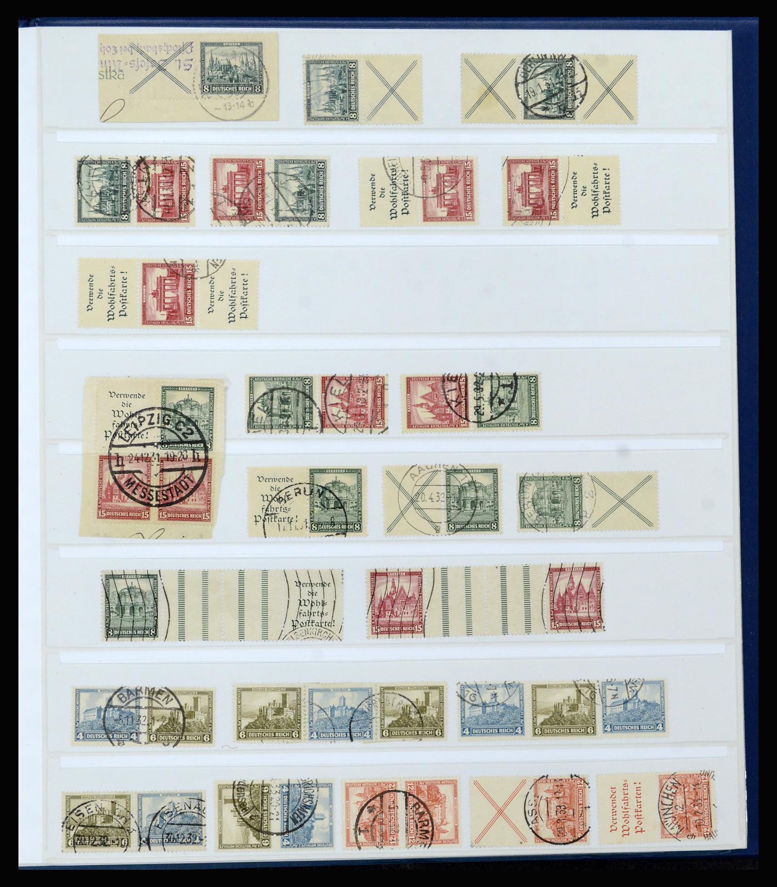 37190 005 - Postzegelverzameling 37190 Duitsland combinaties 1912-1991.