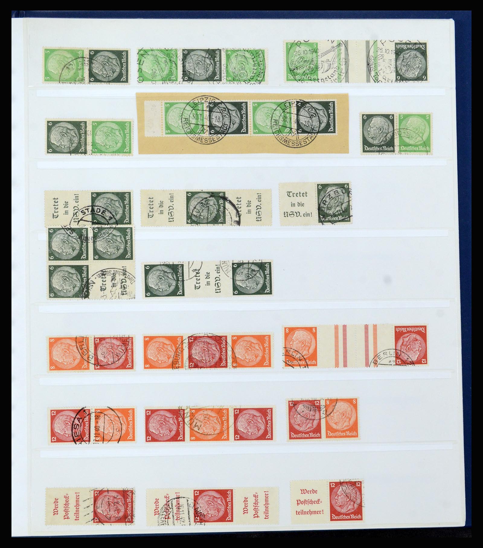 37190 013 - Postzegelverzameling 37190 Duitsland combinaties 1912-1991.