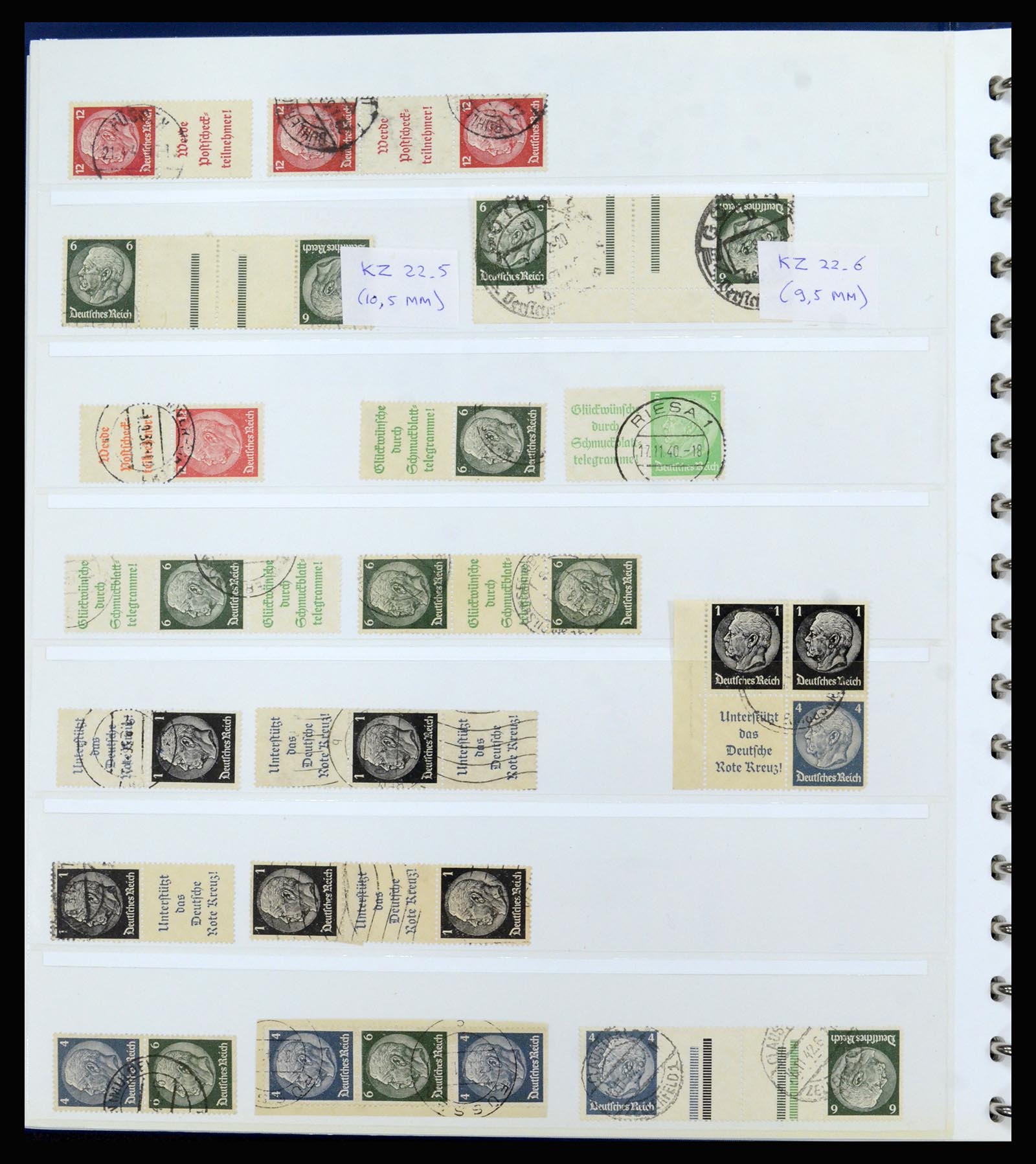 37190 014 - Postzegelverzameling 37190 Duitsland combinaties 1912-1991.