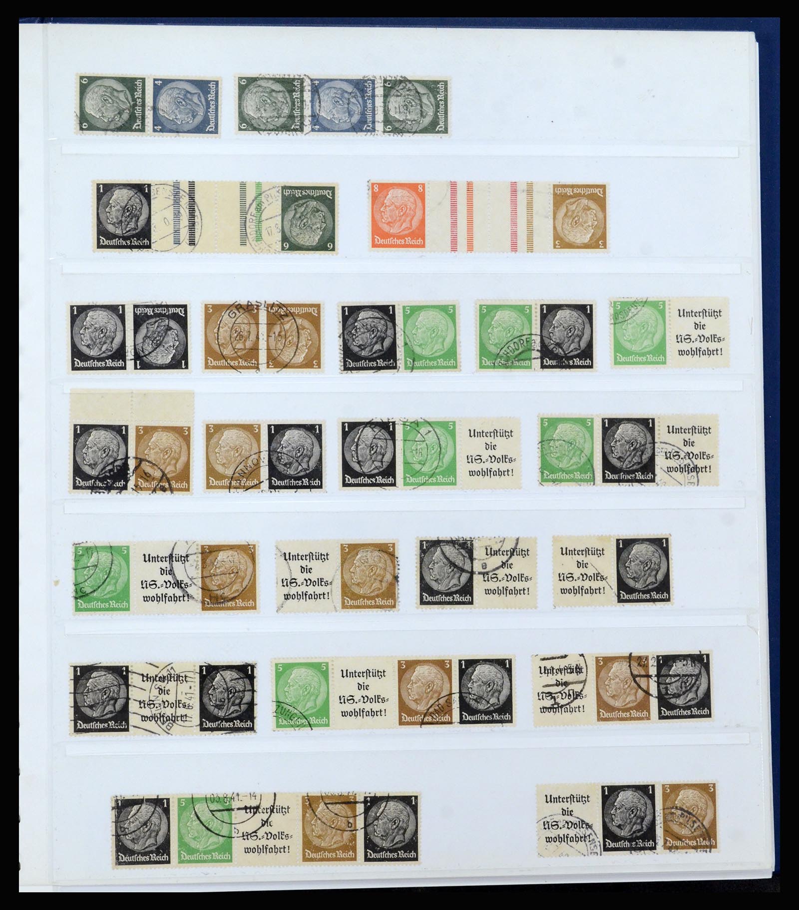 37190 015 - Postzegelverzameling 37190 Duitsland combinaties 1912-1991.