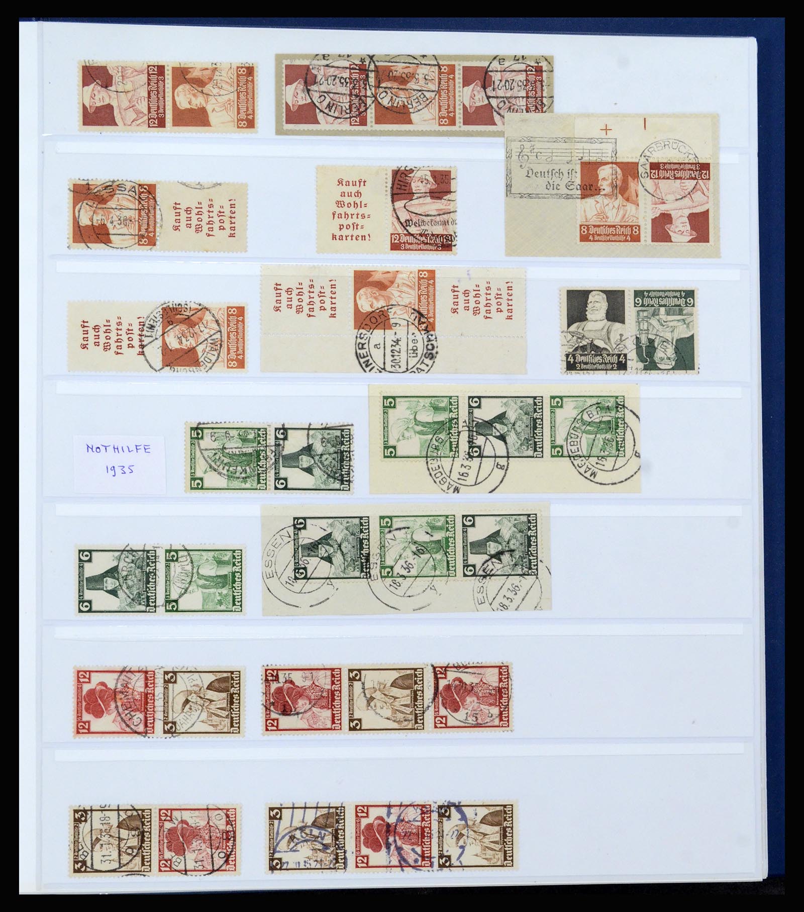 37190 017 - Postzegelverzameling 37190 Duitsland combinaties 1912-1991.