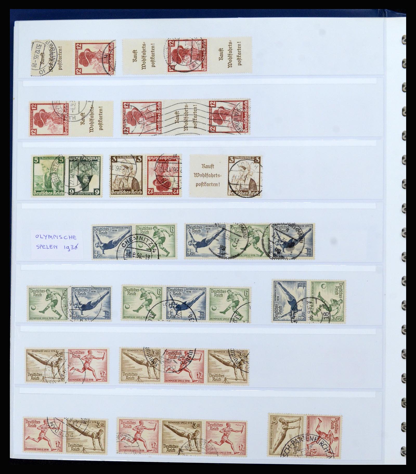 37190 018 - Postzegelverzameling 37190 Duitsland combinaties 1912-1991.
