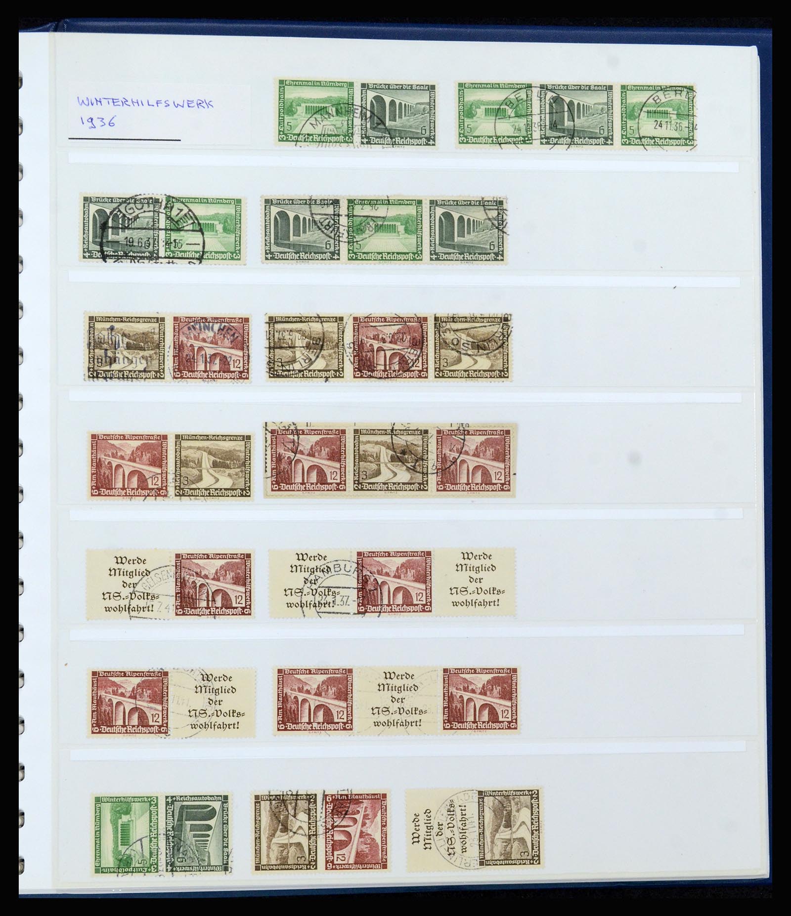 37190 019 - Stamp collection 37190 Germany combinations 1912-1991.