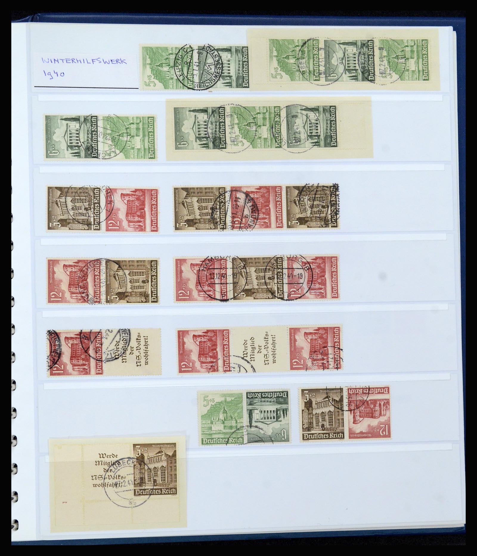 37190 023 - Postzegelverzameling 37190 Duitsland combinaties 1912-1991.