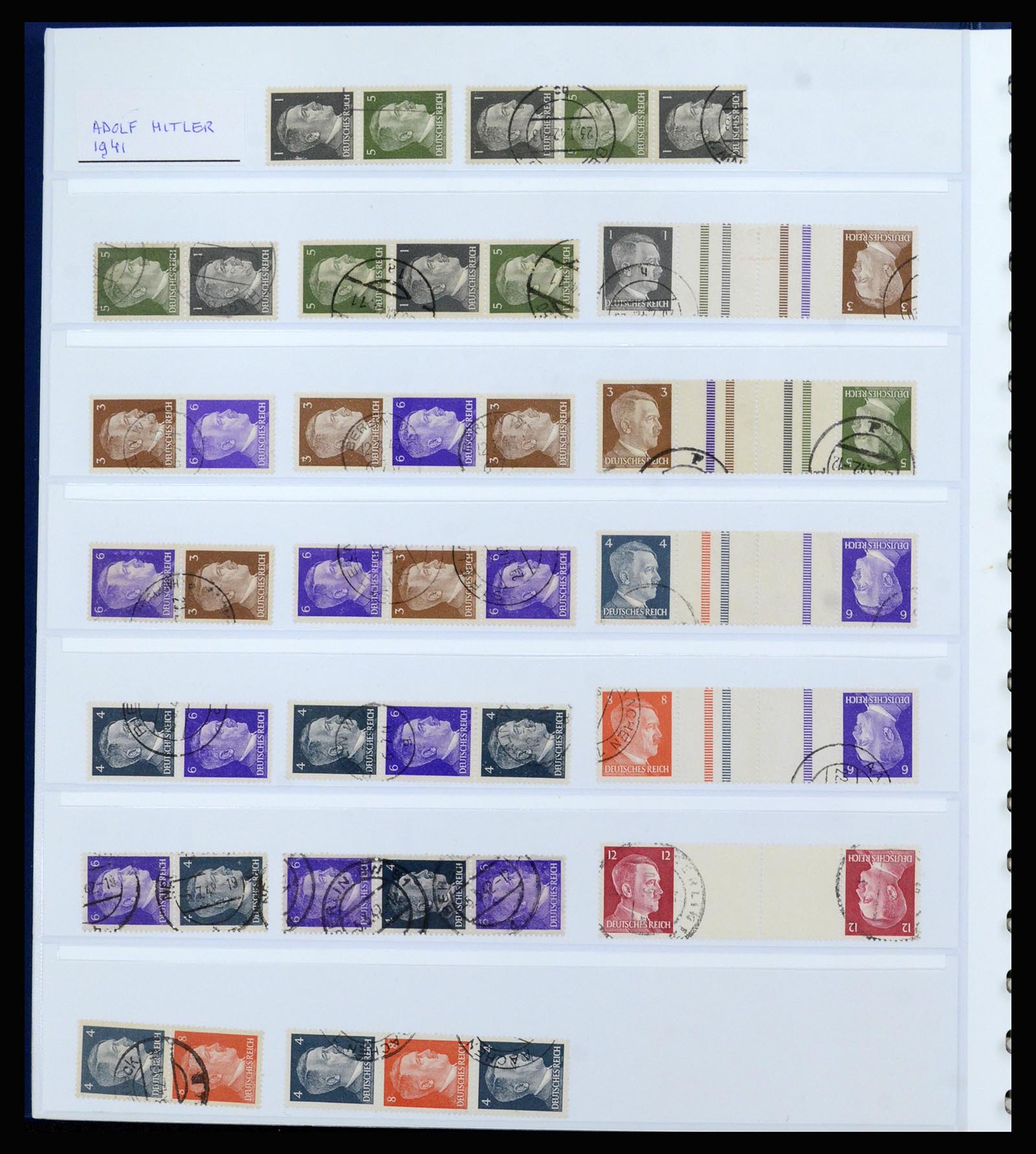 37190 024 - Postzegelverzameling 37190 Duitsland combinaties 1912-1991.