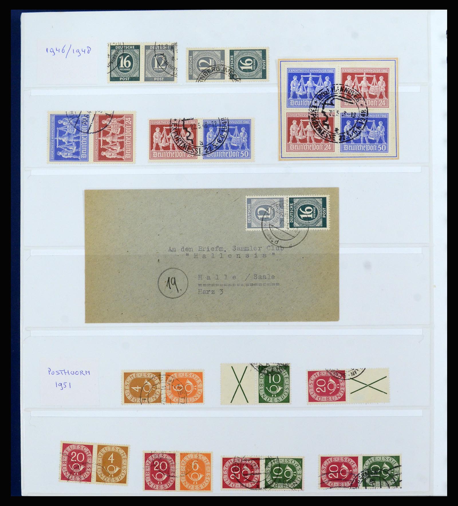 37190 026 - Postzegelverzameling 37190 Duitsland combinaties 1912-1991.