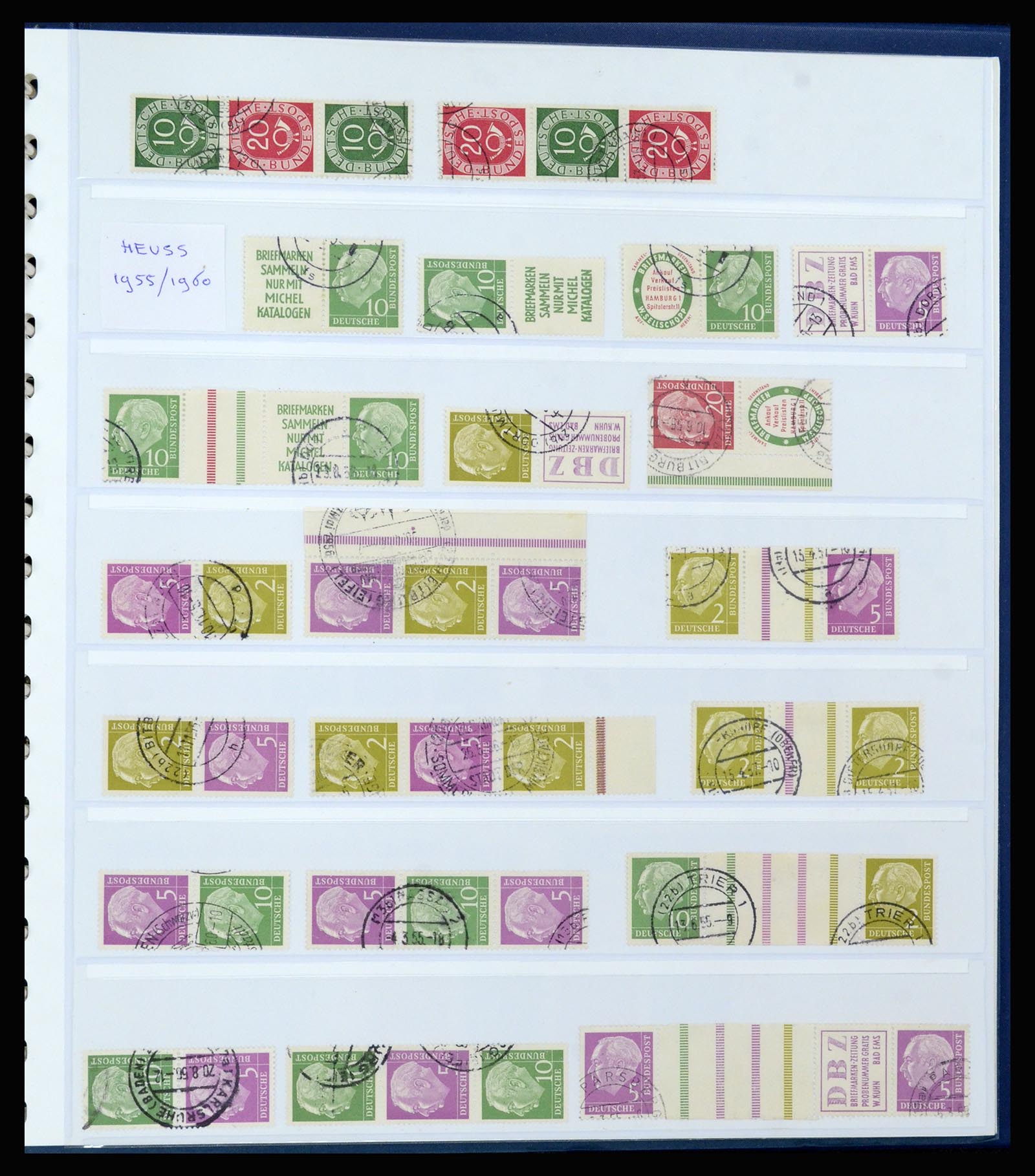 37190 027 - Stamp collection 37190 Germany combinations 1912-1991.