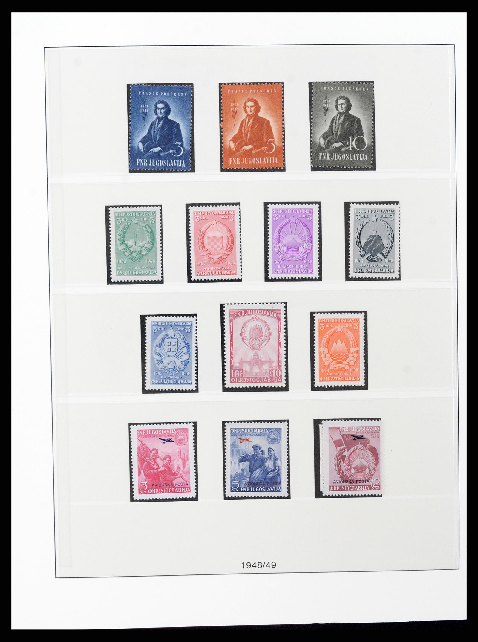 37191 041 - Postzegelverzameling 37191 Joegoslavië 1918-2006.